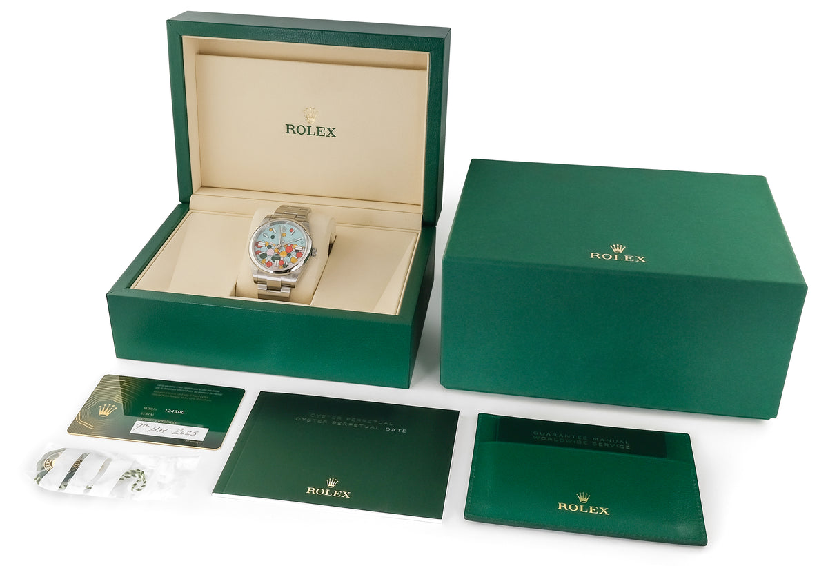 Rolex Oyster Perpetual 41 124300 'Celebration Dial'