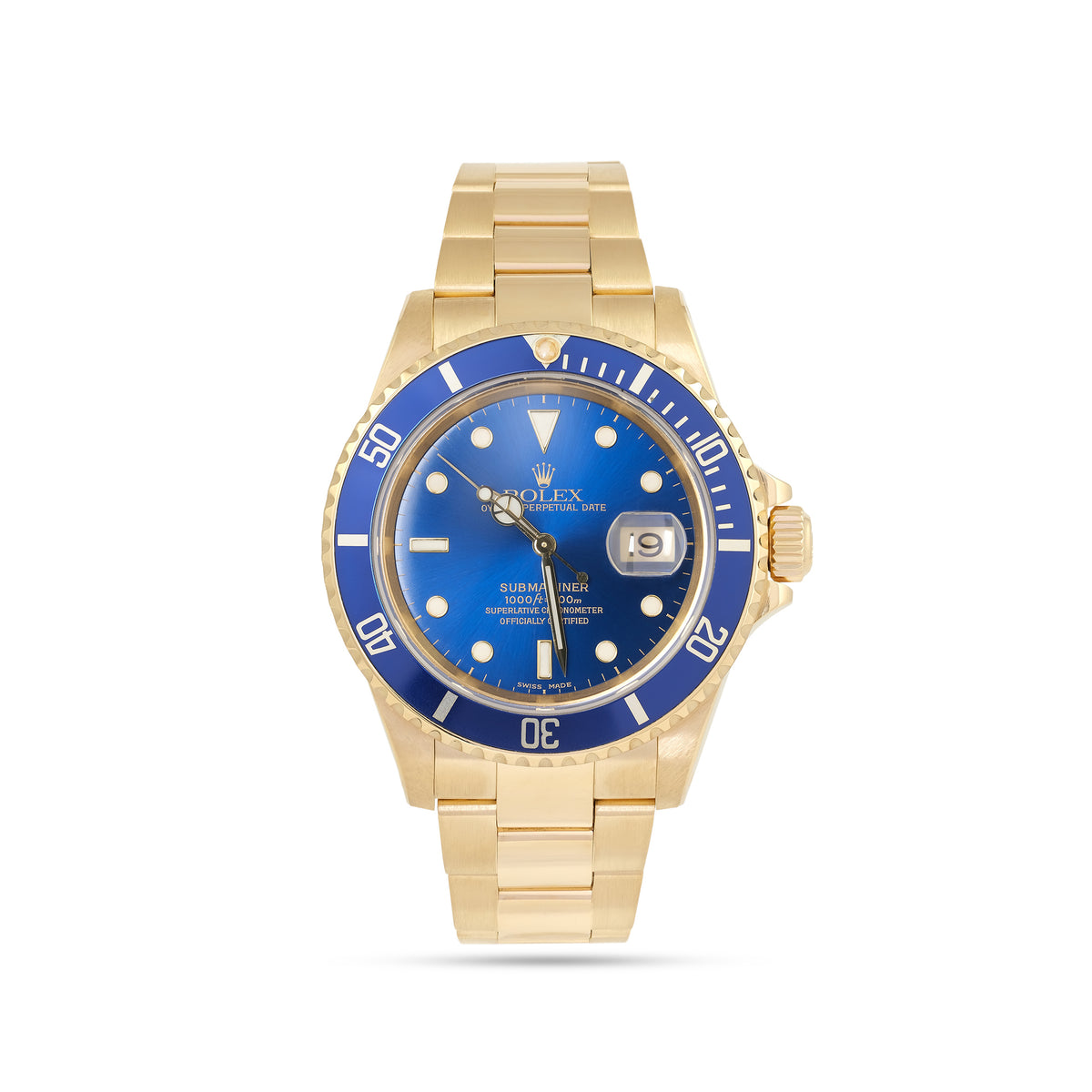 Rolex Submariner 18ct Yellow Gold 16618