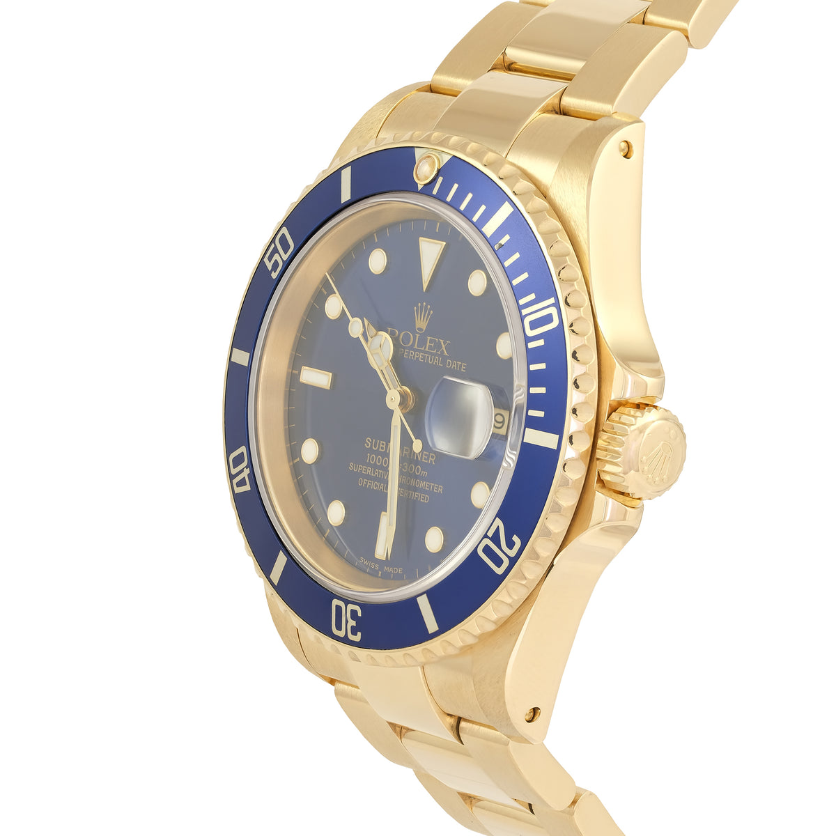 Rolex Submariner 18ct Yellow Gold 16618