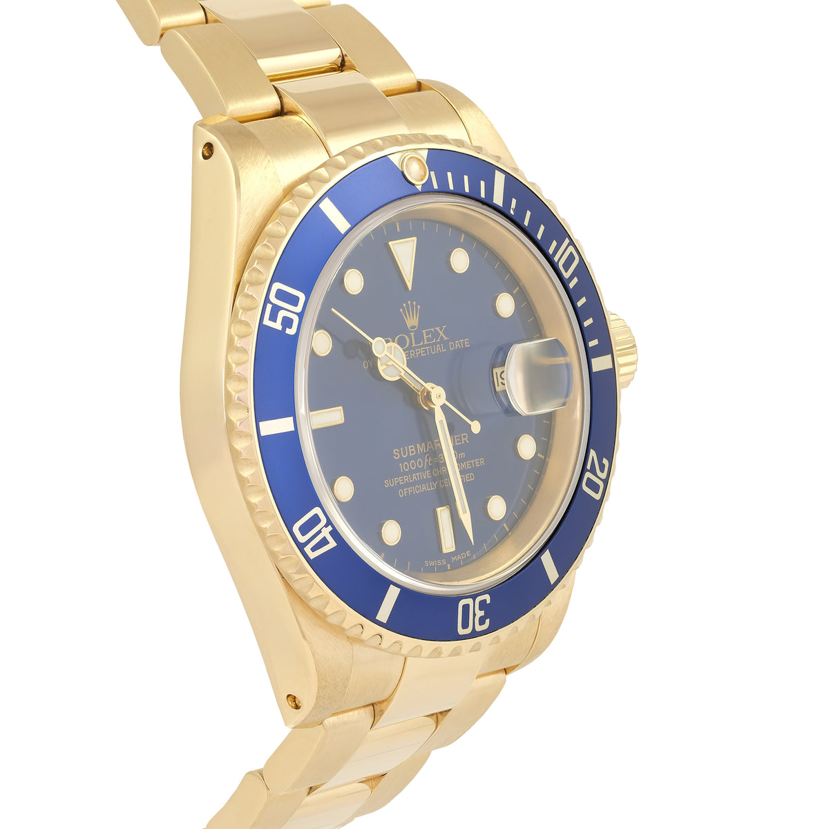 Rolex Submariner 18ct Yellow Gold 16618
