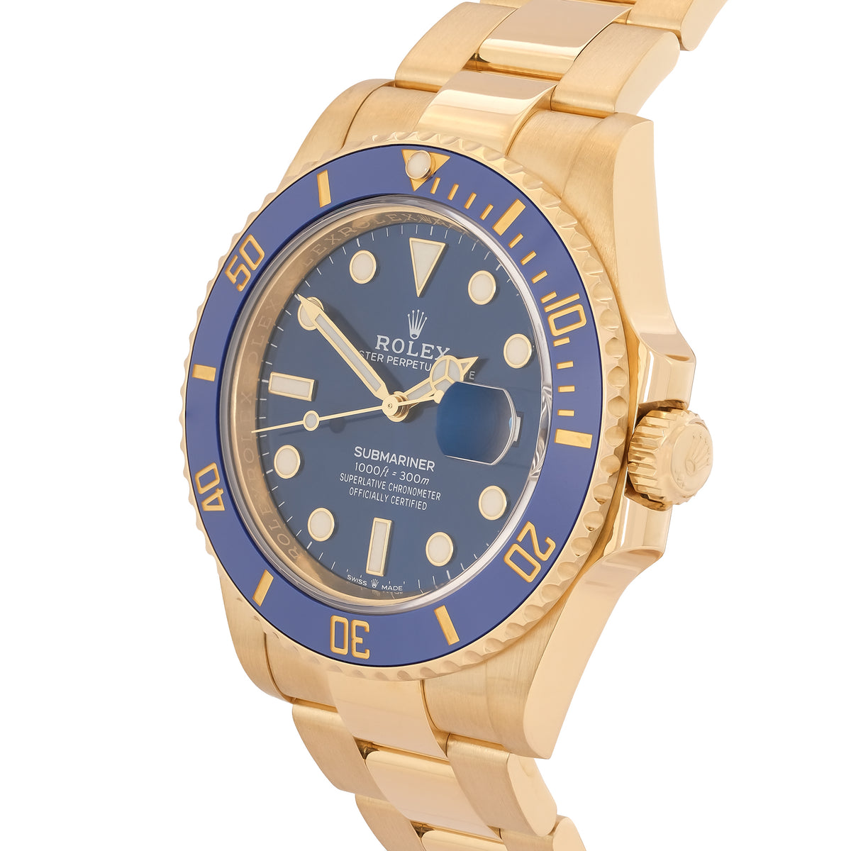 Rolex Submariner 18ct Yellow Gold 'Blusey' 126618LB Shot 3