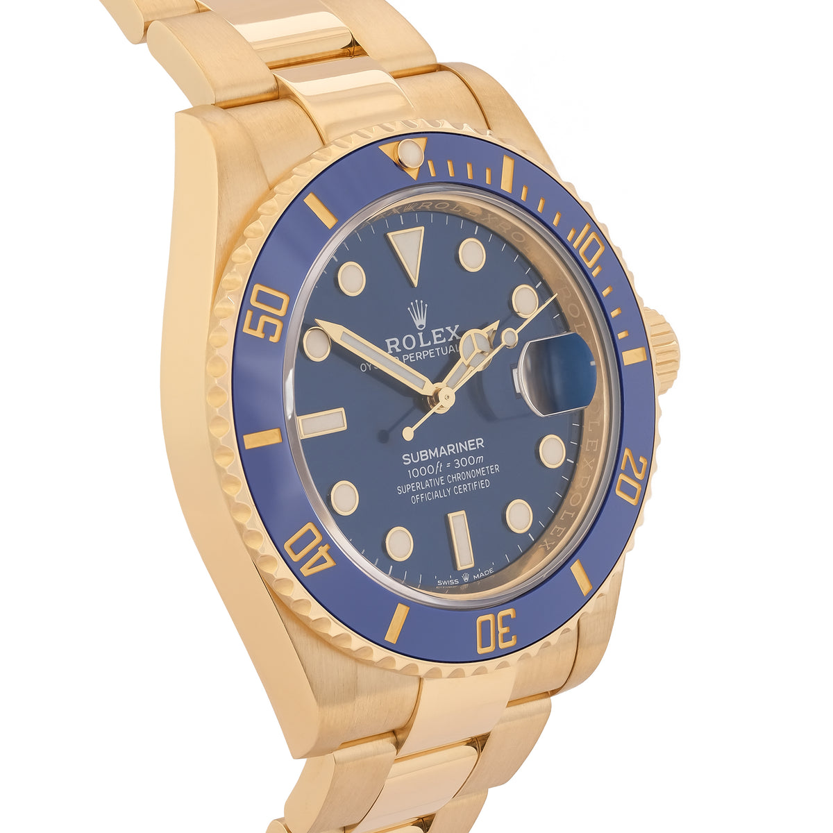 Rolex Submariner 18ct Yellow Gold 'Blusey' 126618LB Shot 4