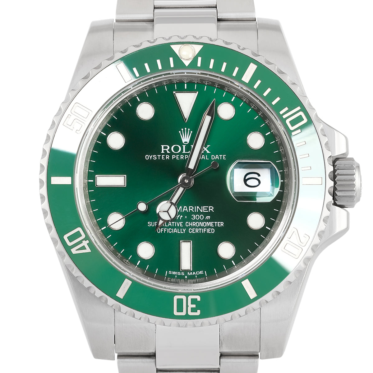 Rolex Submariner Date 'Hulk' 116610LV 2012