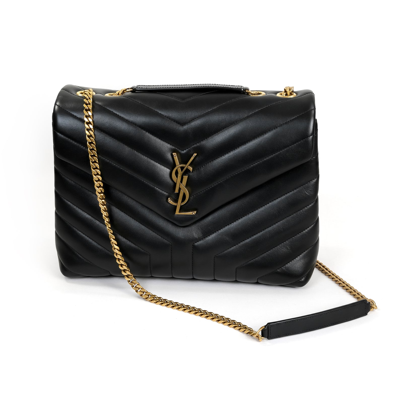 Saint Laurent Medium LouLou Matelasse Leather Shoulder Handbag