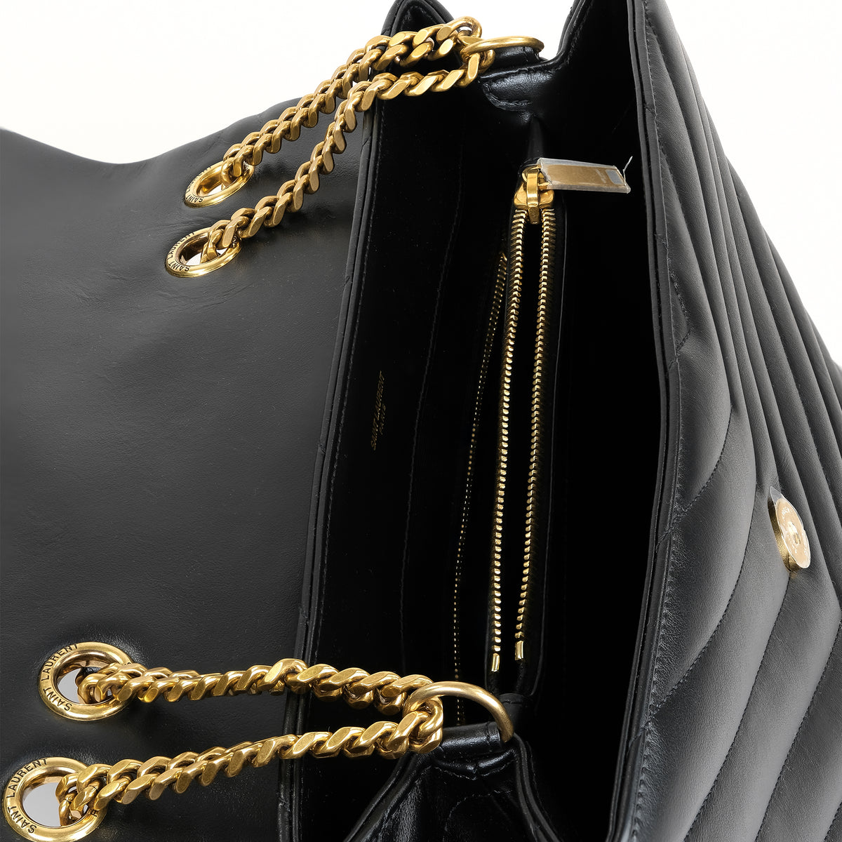 Saint Laurent Medium LouLou Matelasse Leather Shoulder Handbag