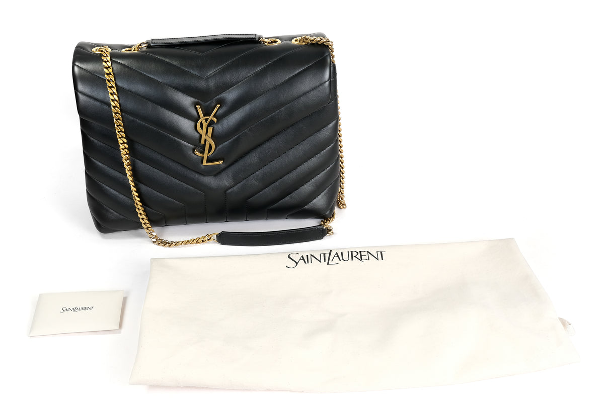 Saint Laurent Medium LouLou Matelasse Leather Shoulder Handbag