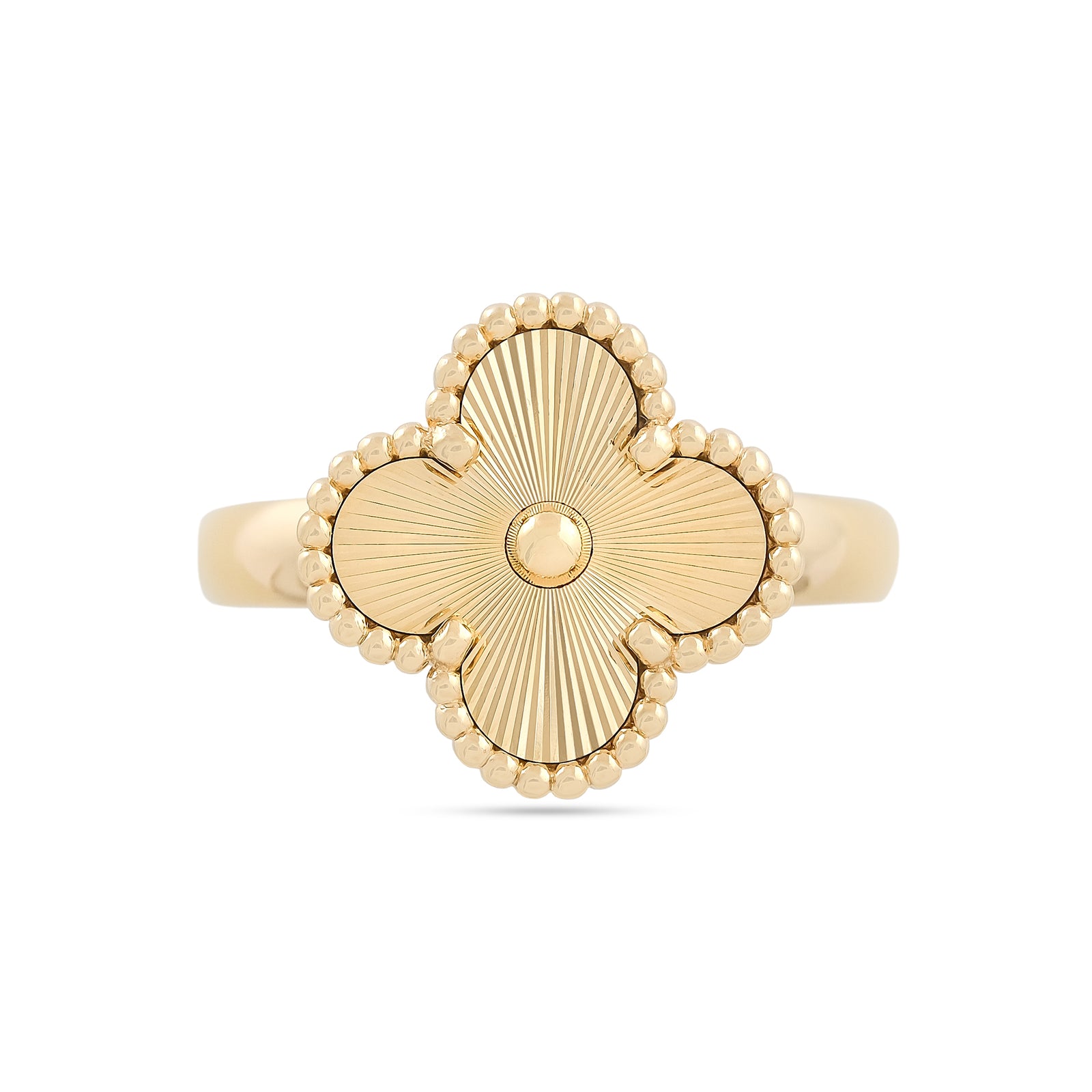 Van Cleef & Arpels 18ct Yellow Gold Alhambra Ring