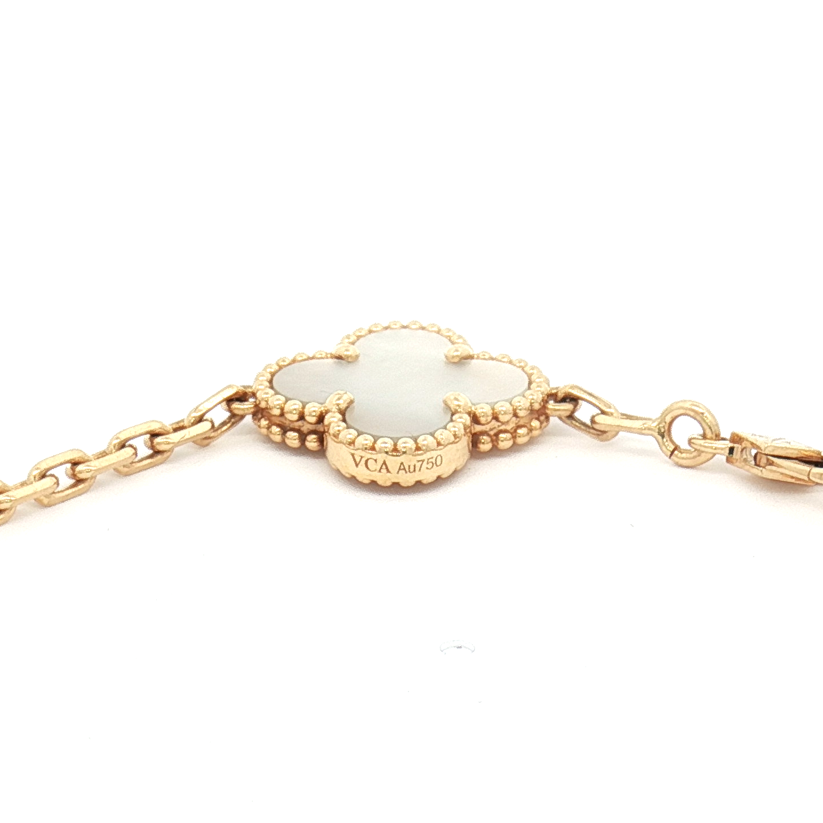 Van Cleef & Arpels Vintage Alhambra Mother of Pearl Bracelet VCARA41800