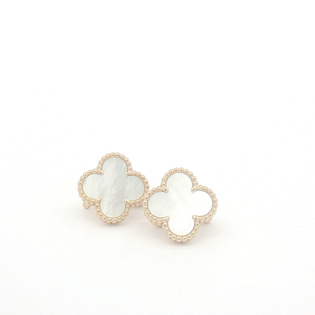 Van Cleef & Arpels Vintage Alhambra Mother of Pearl Earrings