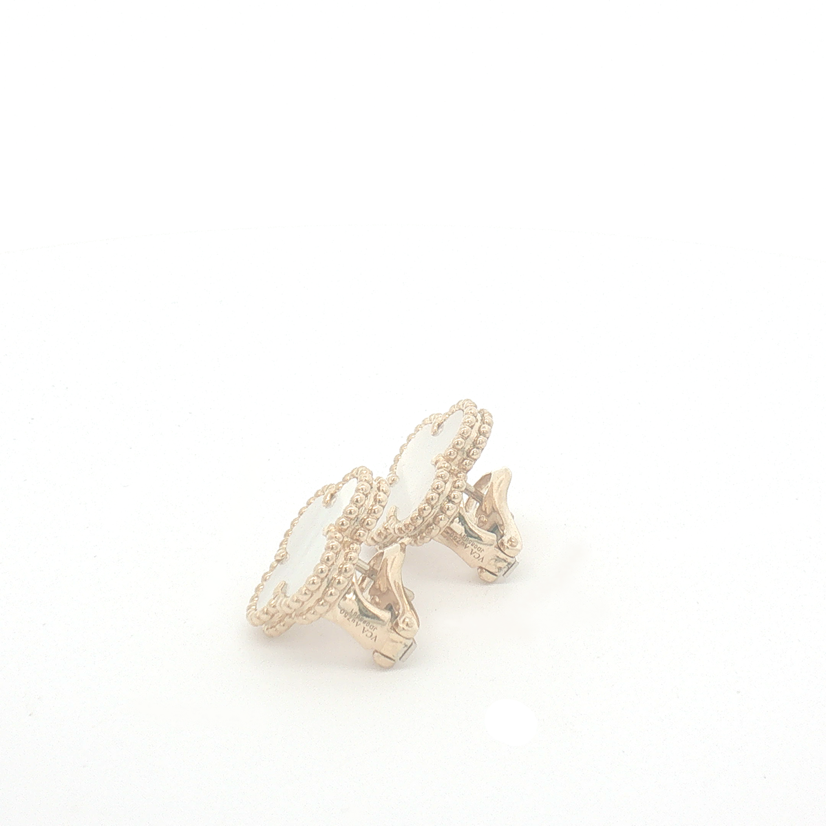 Van Cleef & Arpels Vintage Alhambra Mother of Pearl Earrings
