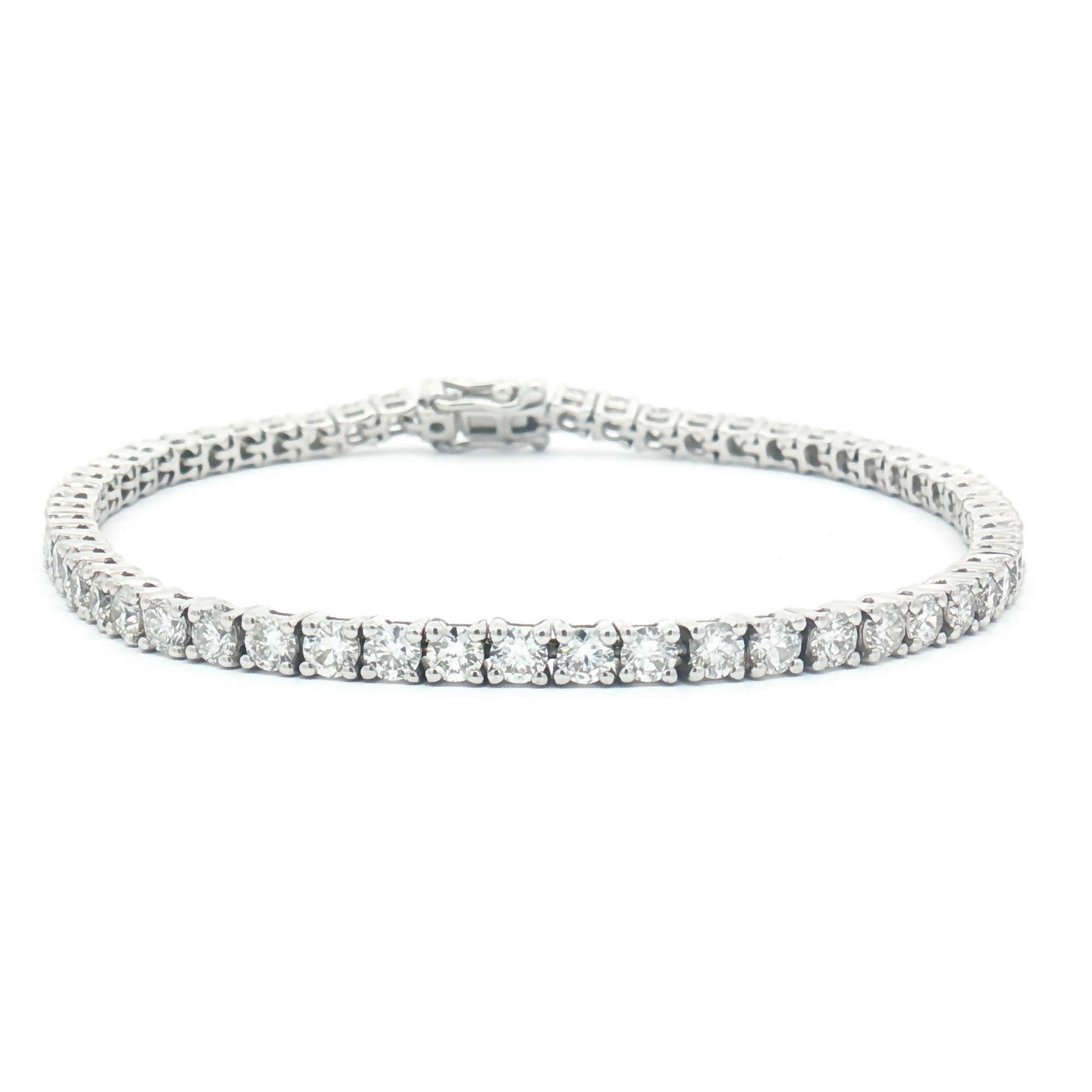 Vintage 18ct White Gold Diamond Tennis Bracelet