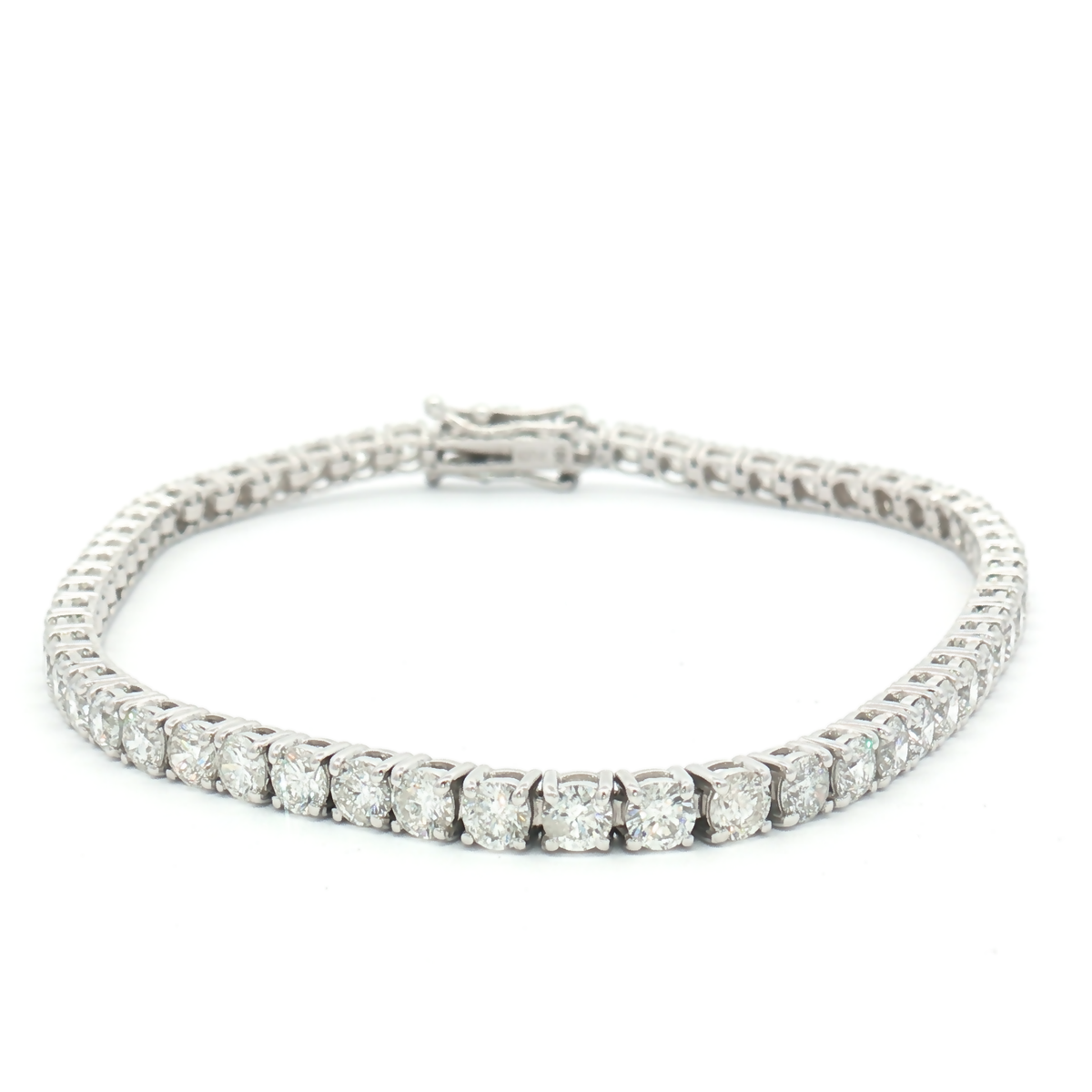 Vintage 18ct White Gold Diamond Tennis Bracelet