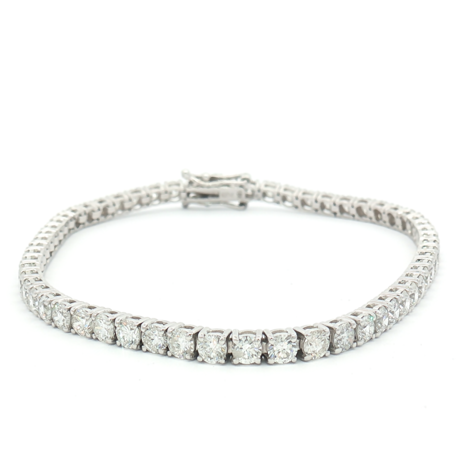 Vintage 18ct White Gold Diamond Tennis Bracelet