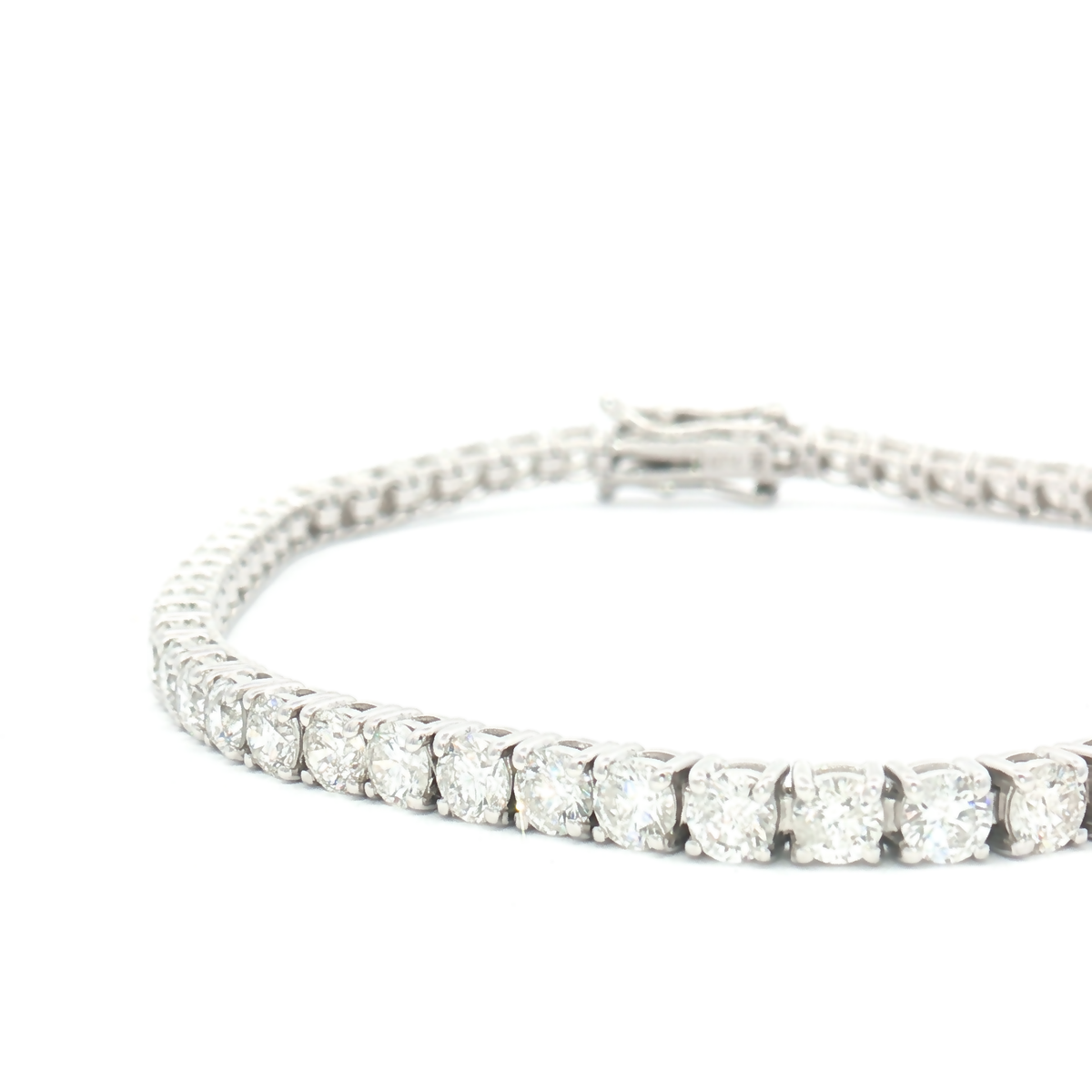 Vintage 18ct White Gold Diamond Tennis Bracelet