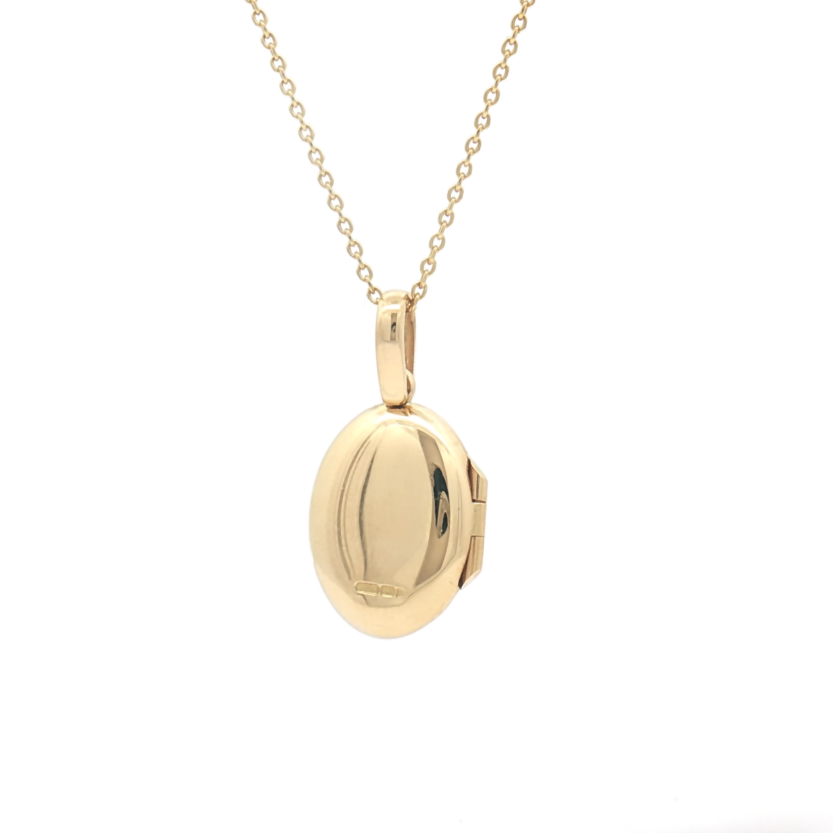 Vintage 18ct Yellow Gold Diamond Set Locket
