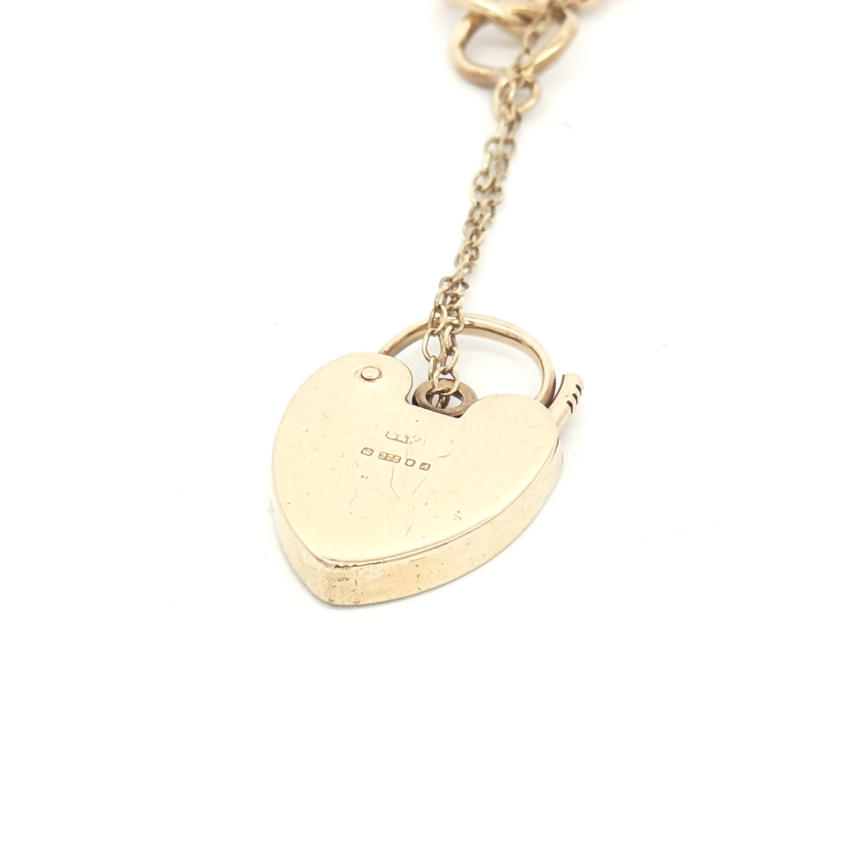 Vintage 9ct Yellow Gold Curb Bracelet