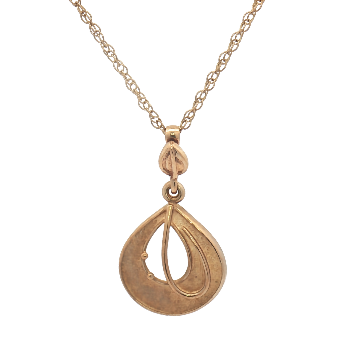 Vintage 9ct Yellow Gold Ola Gorie May Queen Pendant