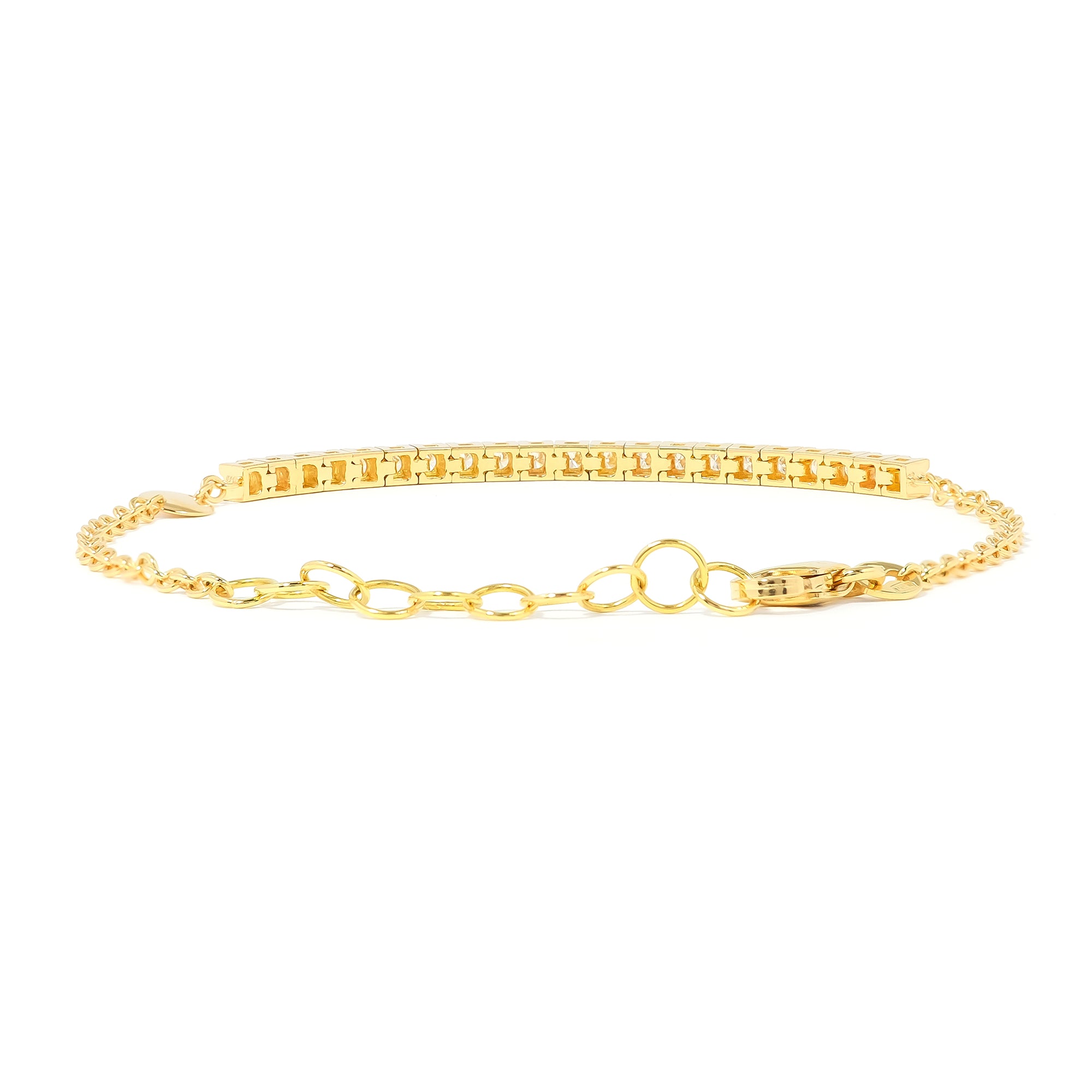 0.33ct 18ct Yellow Gold Diamond Bracelet