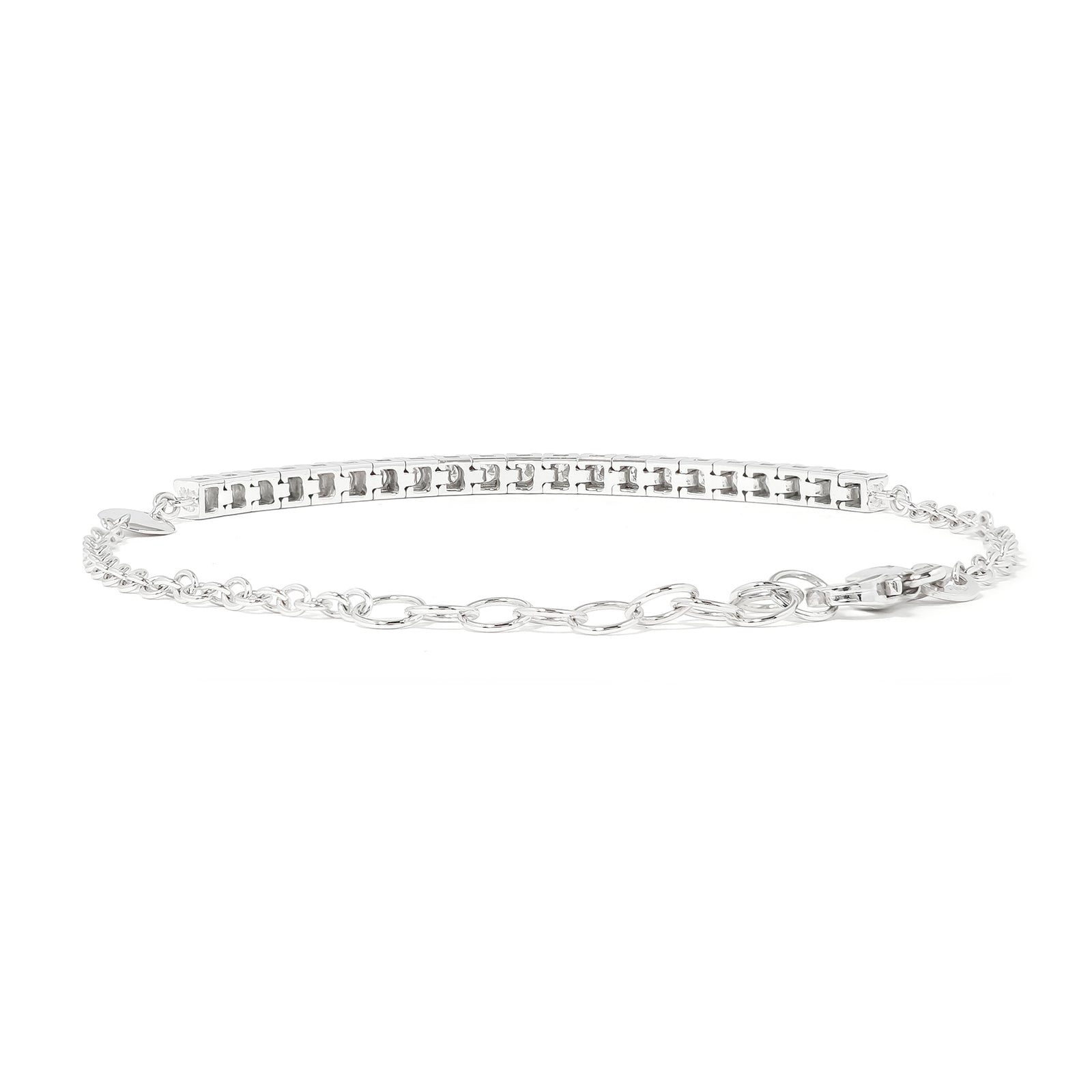 0.37ct 18ct White Gold Diamond Bracelet