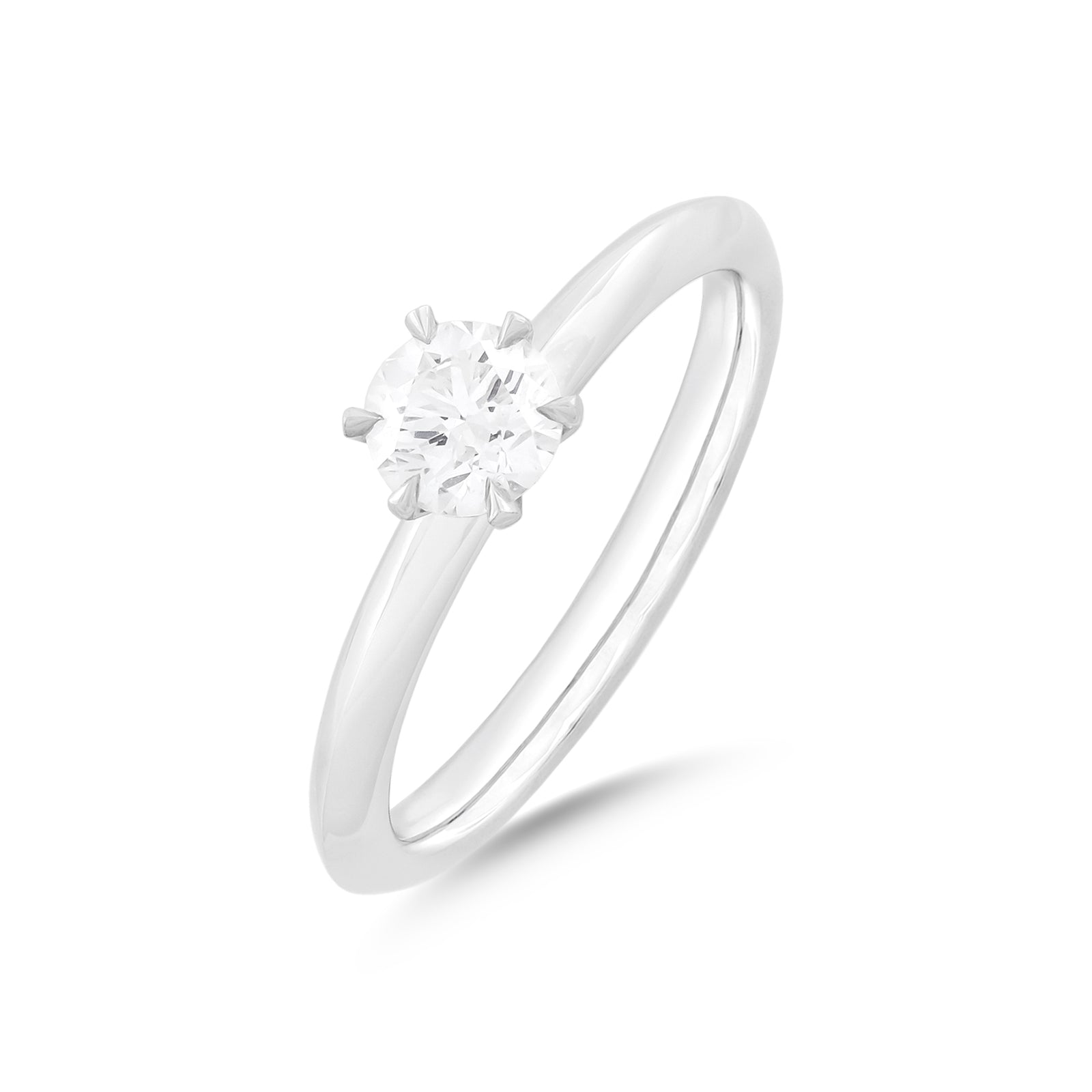 0.50ct Brilliant-Cut Diamond Solitaire Engagement Ring