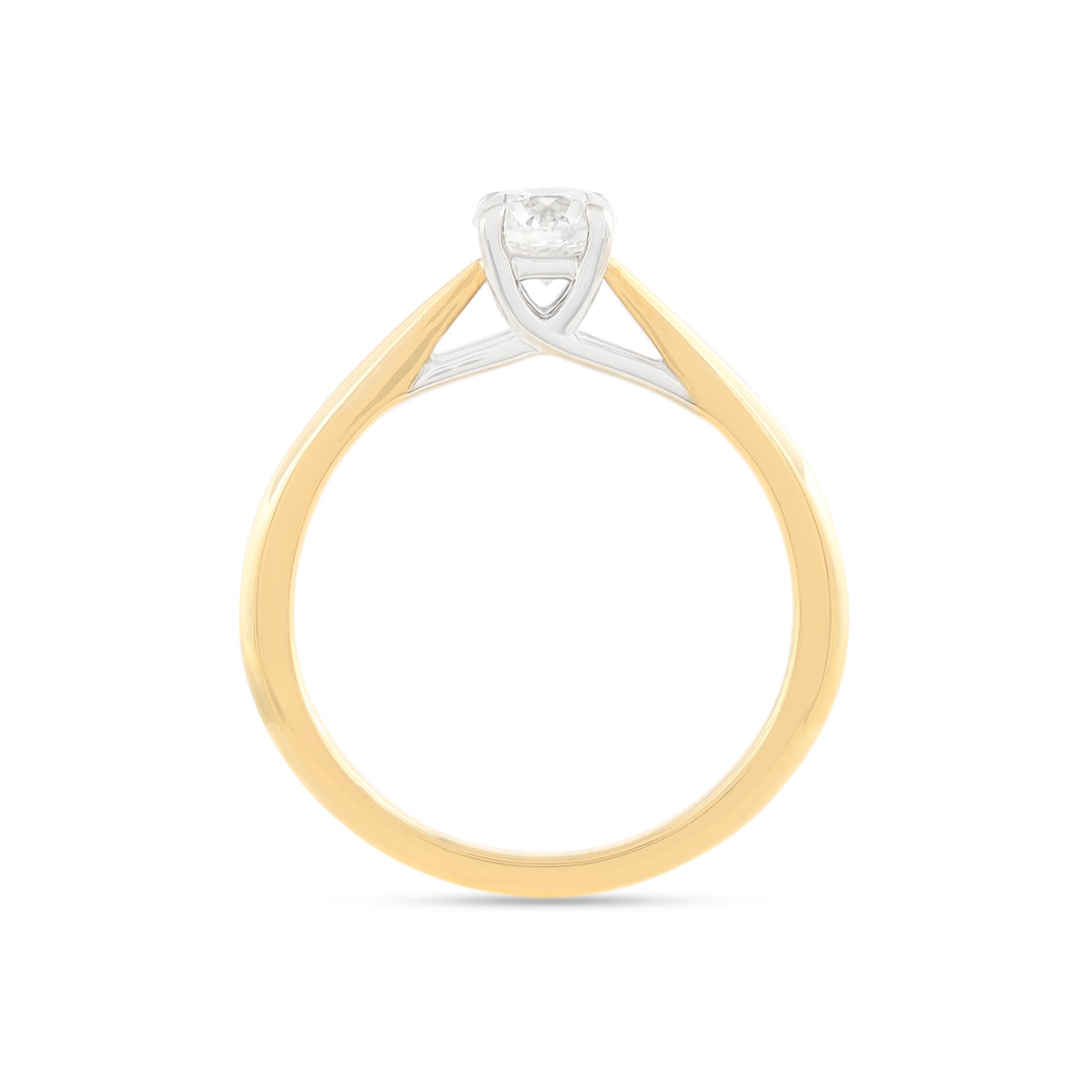0.50ct Brilliant-Cut Diamond Solitaire Engagement Ring