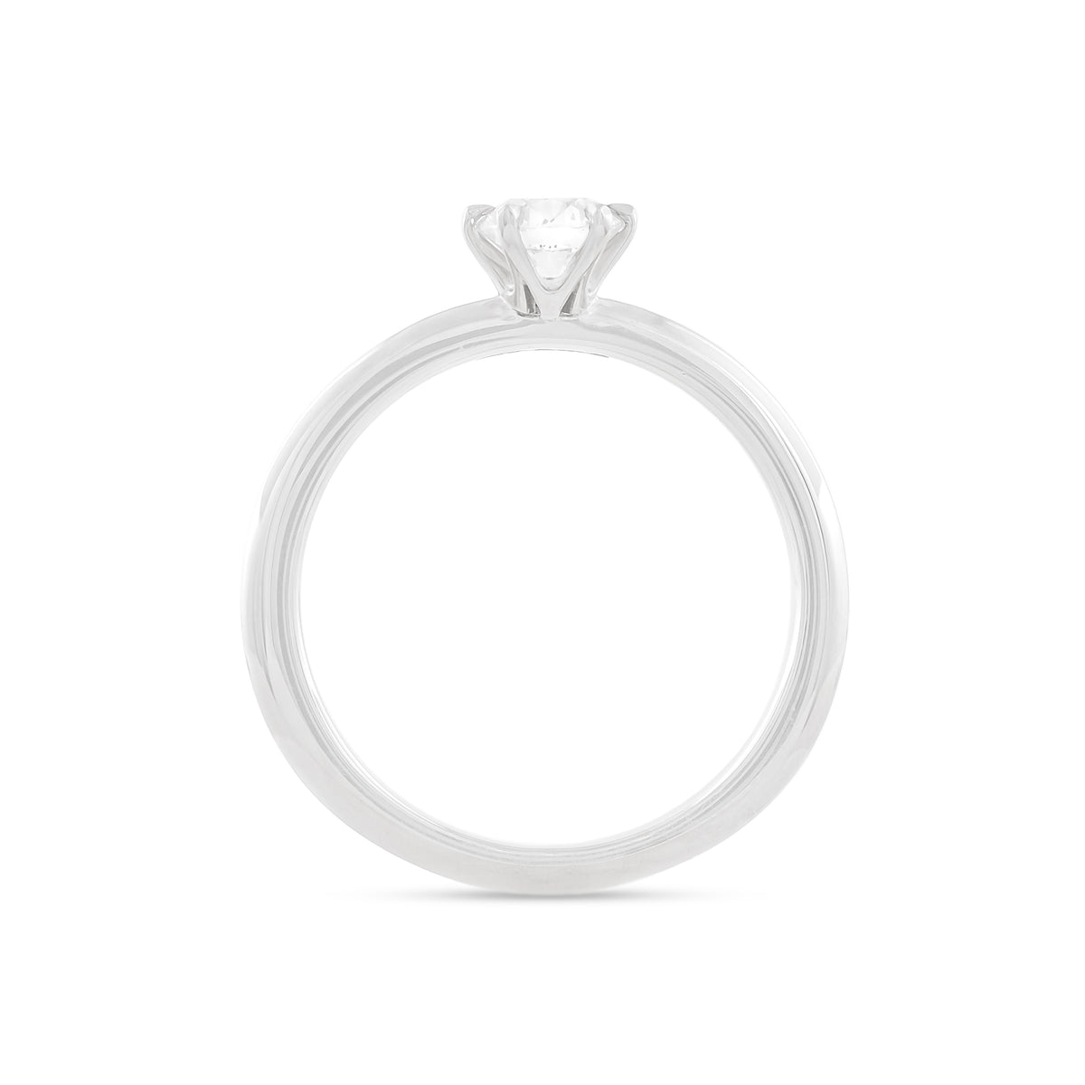 0.50ct Brilliant-Cut Diamond Solitaire Engagement Ring