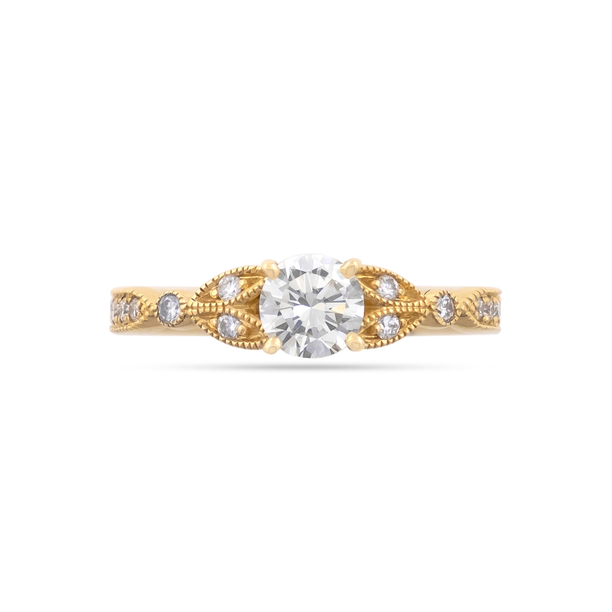 0.54ct Brilliant-Cut Diamond Engagement Ring