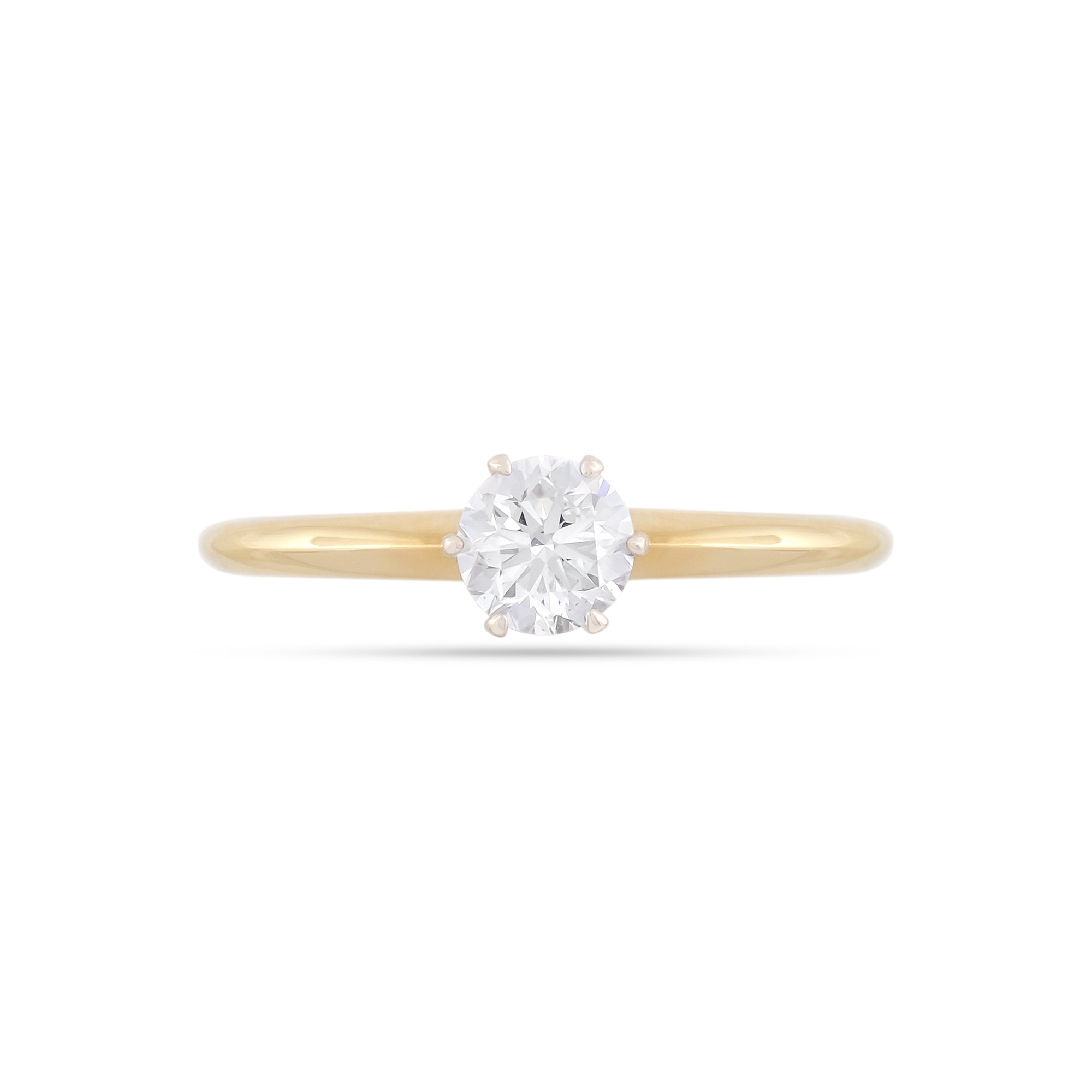 0.70ct Brilliant-Cut Diamond Solitaire Engagement Ring