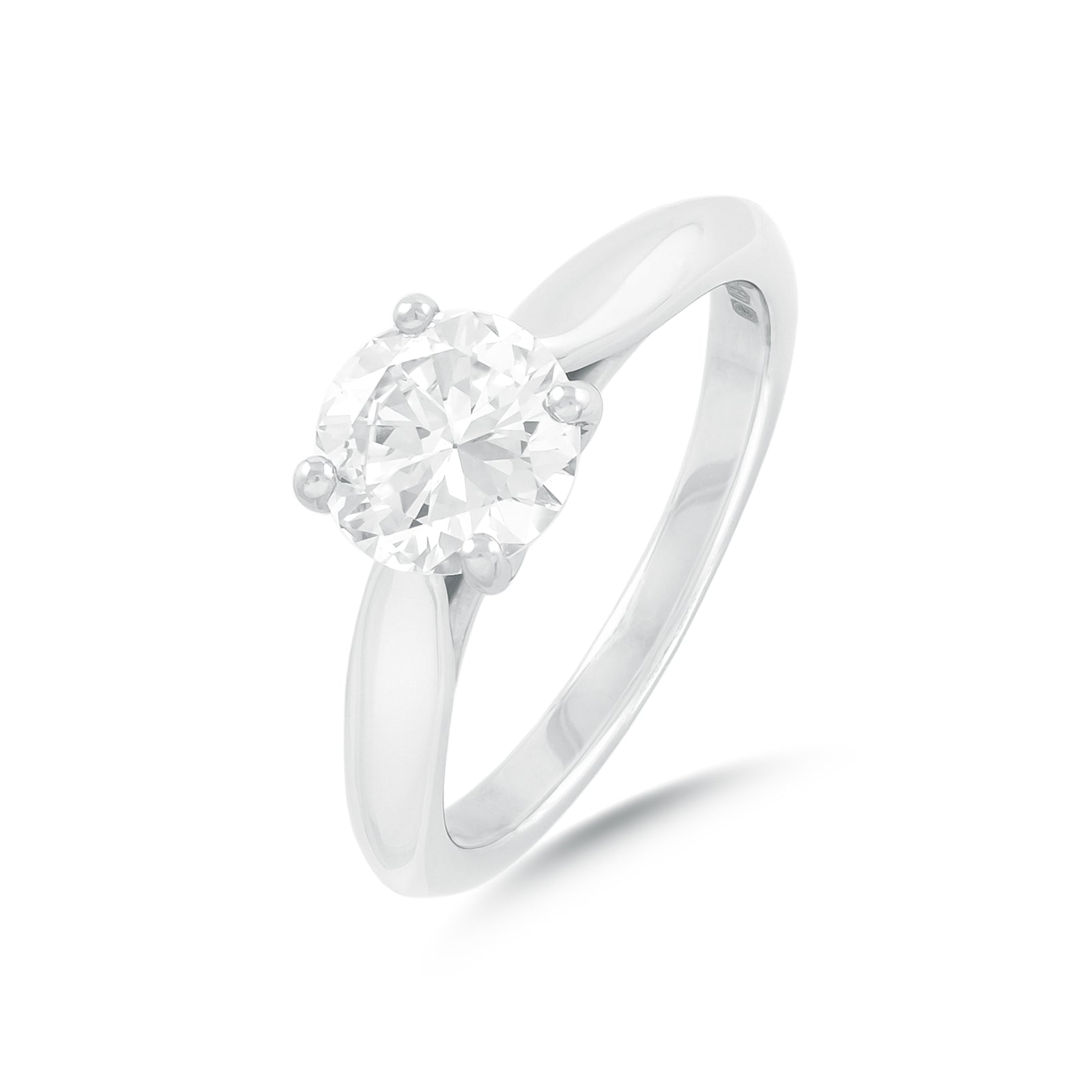 1.21ct Brilliant-Cut Diamond Solitaire Engagement Ring