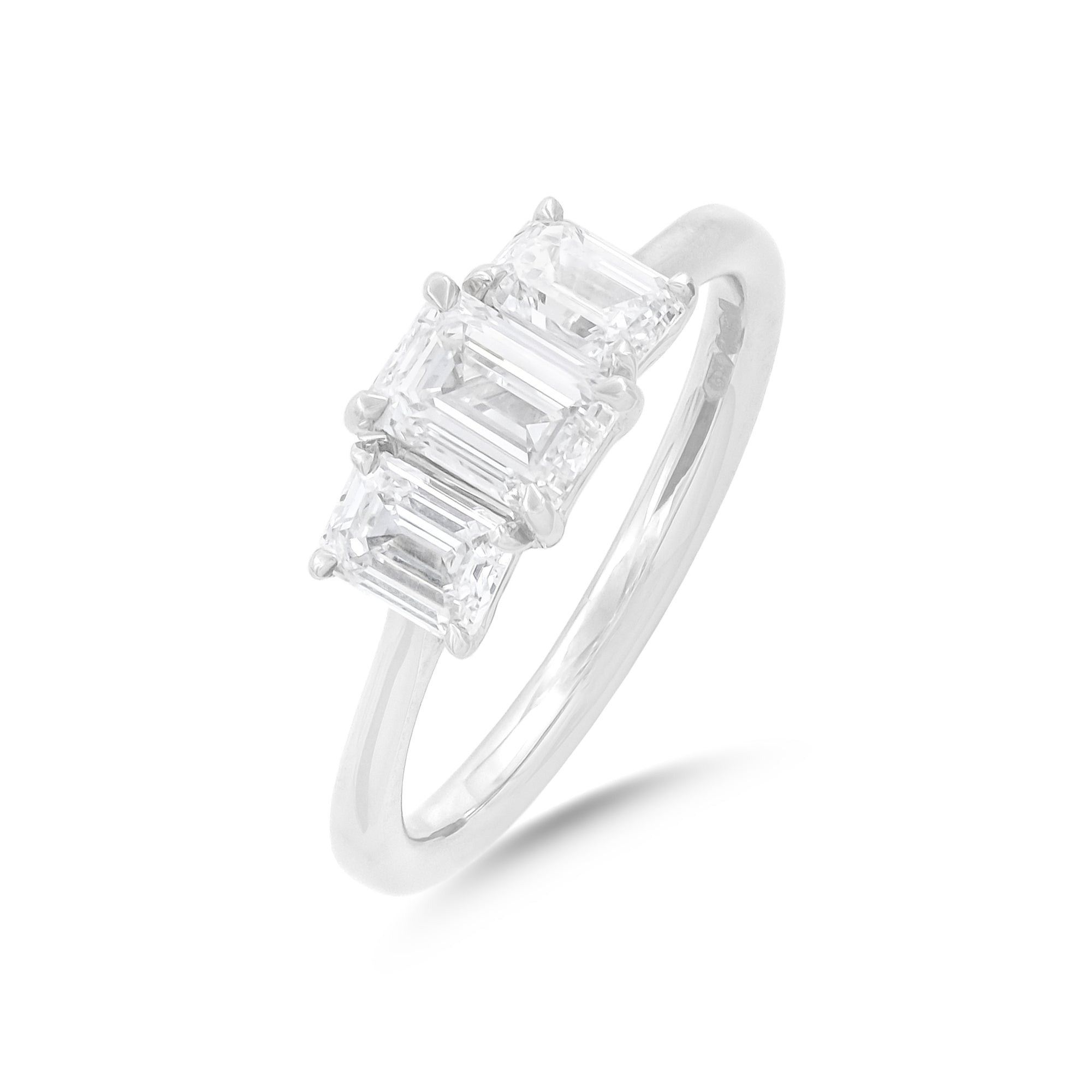 1.50ct Three Stone Diamond Engagement Ring
