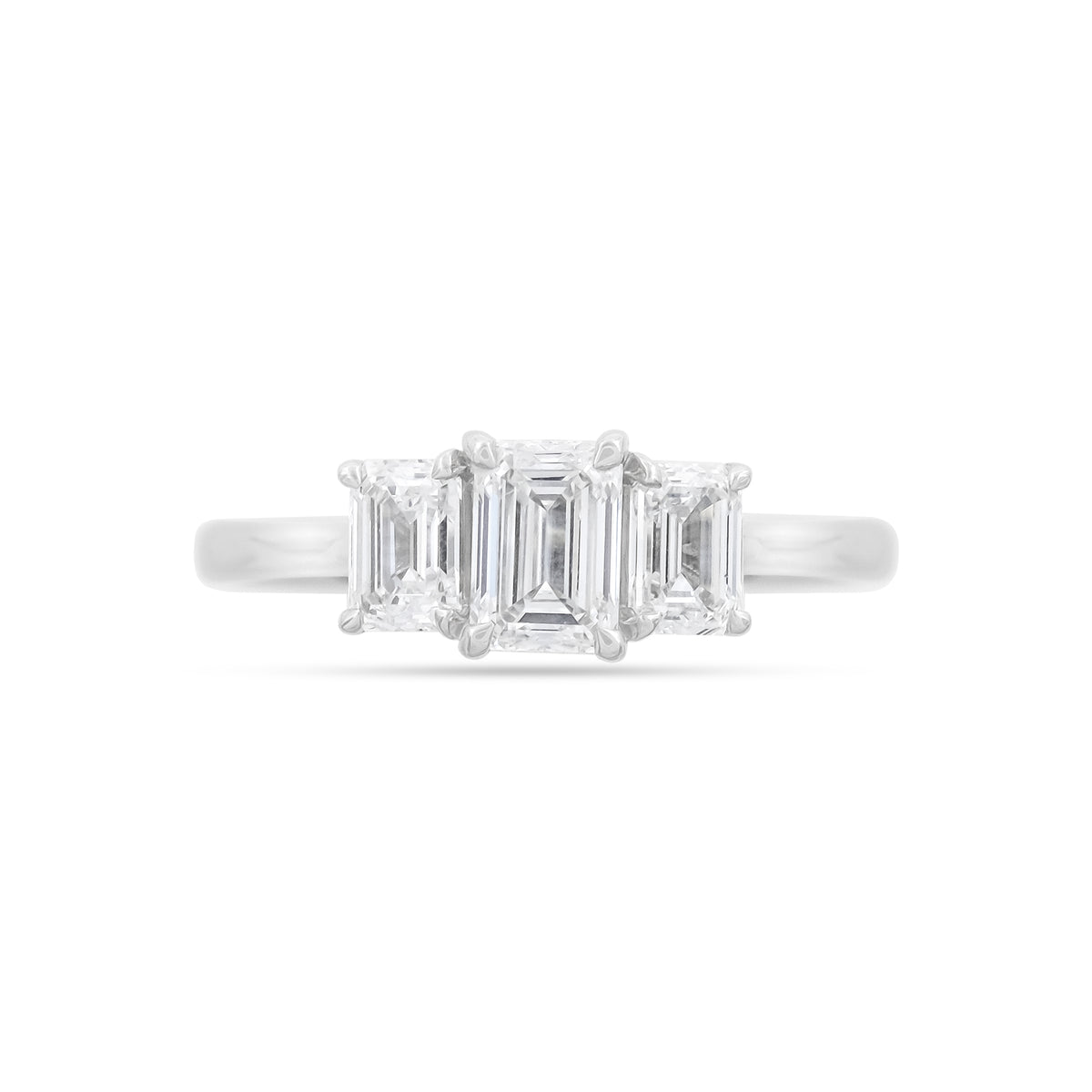 1.50ct Three Stone Diamond Engagement Ring