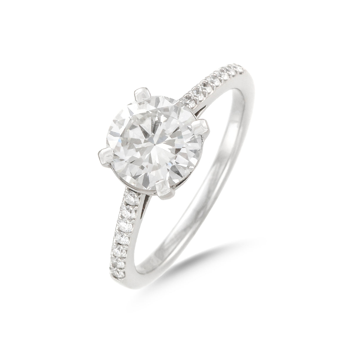 1.54ct Brilliant-Cut Diamond Engagement Ring