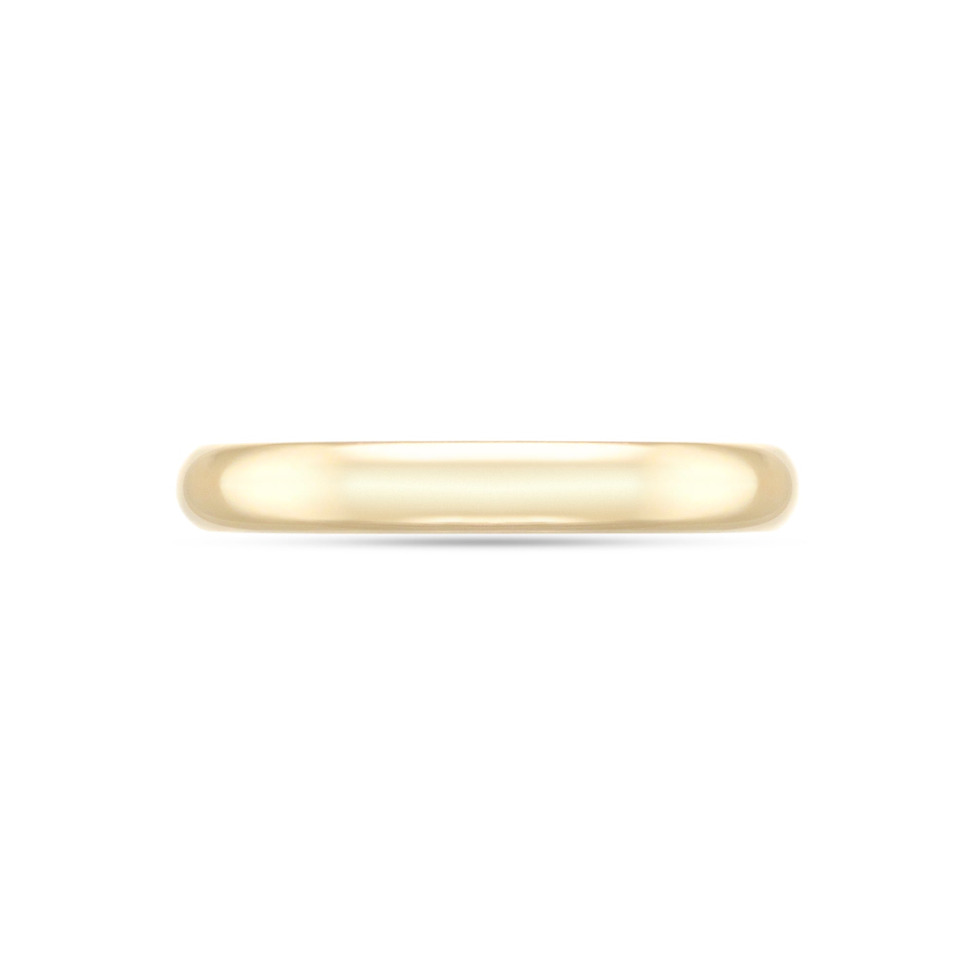 18ct Yellow Gold Gents Comfort Fit Wedding Band