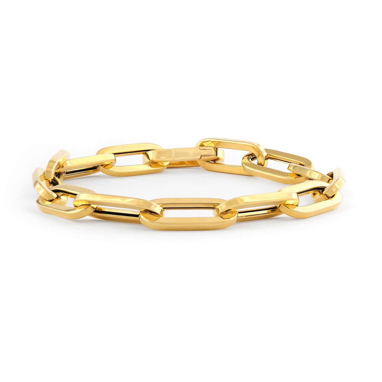 9ct Yellow Gold Oval Link Bracelet