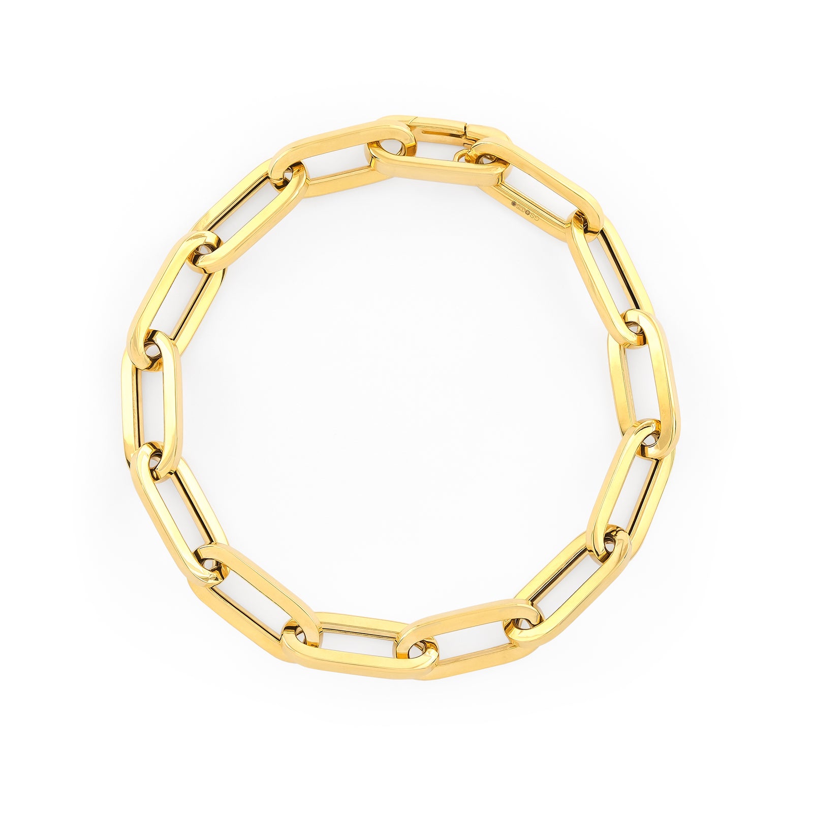 9ct Yellow Gold Oval Link Bracelet