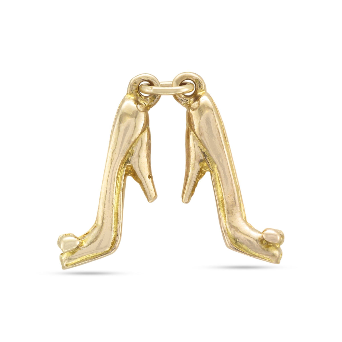 9ct Yellow Gold Pair of Shoes Charm