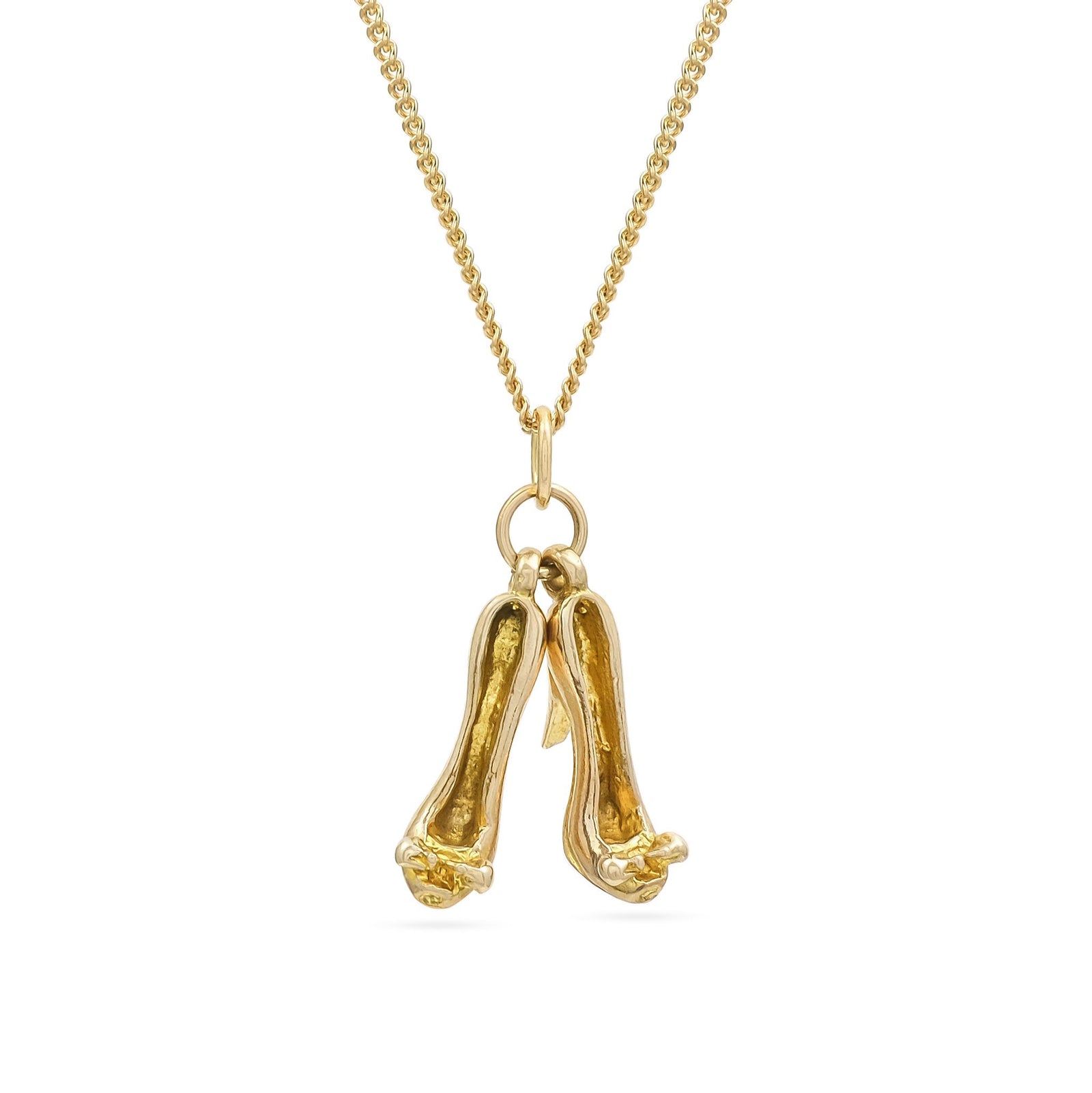 9ct Yellow Gold Pair of Shoes Charm