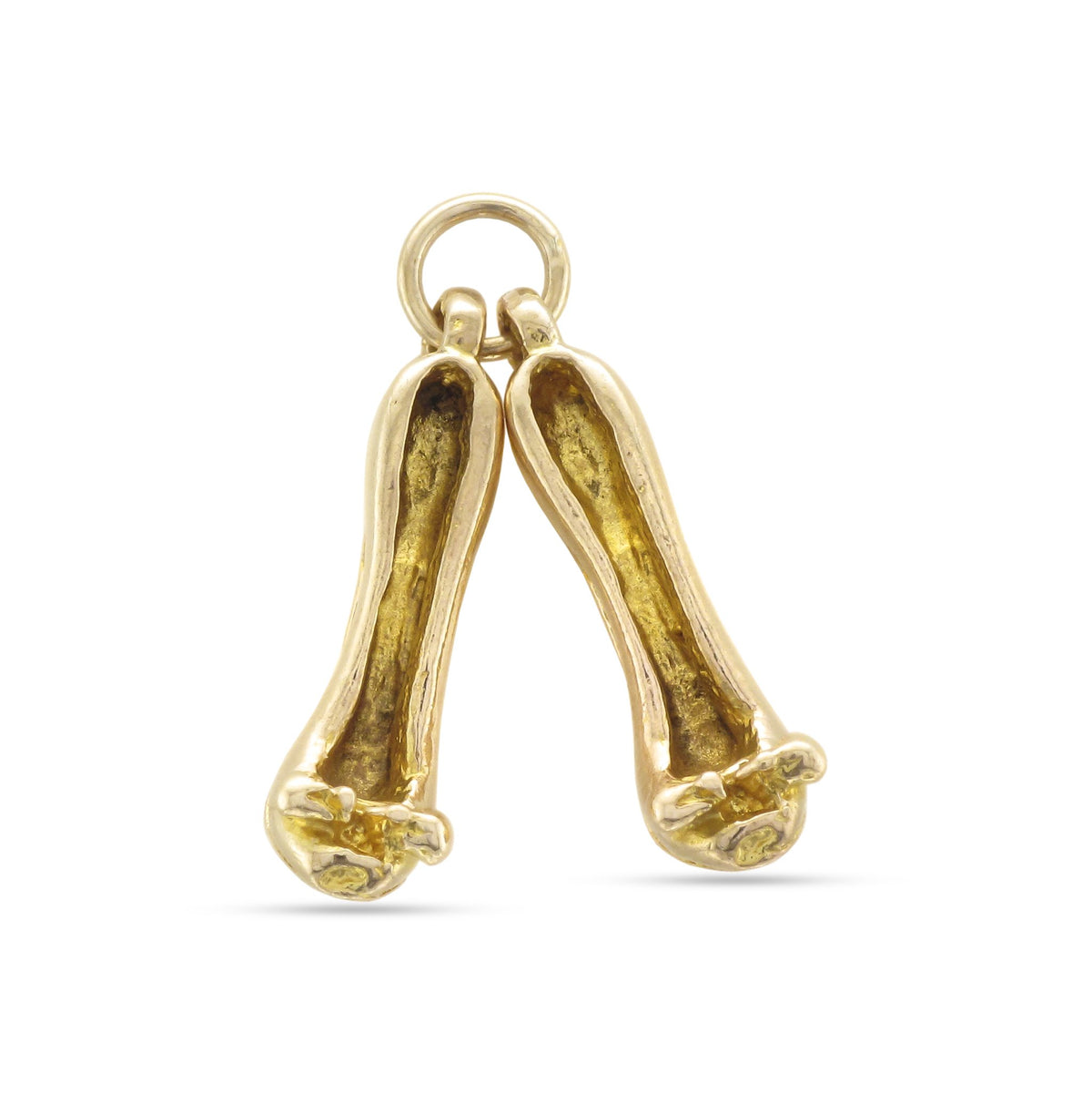 9ct Yellow Gold Pair of Shoes Charm