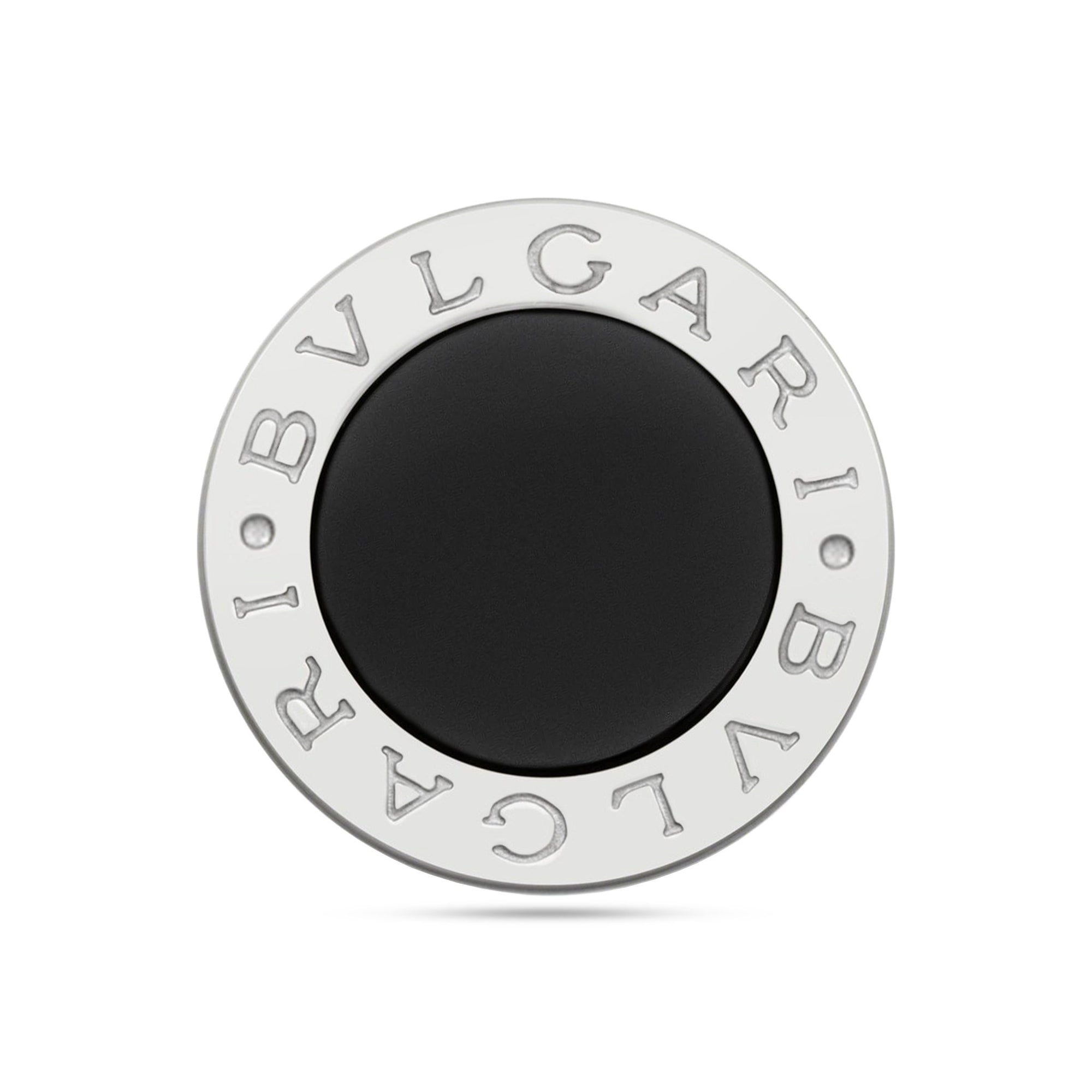 Bvlgari Bvlgari 18ct White Gold Large Black Onyx Ring
