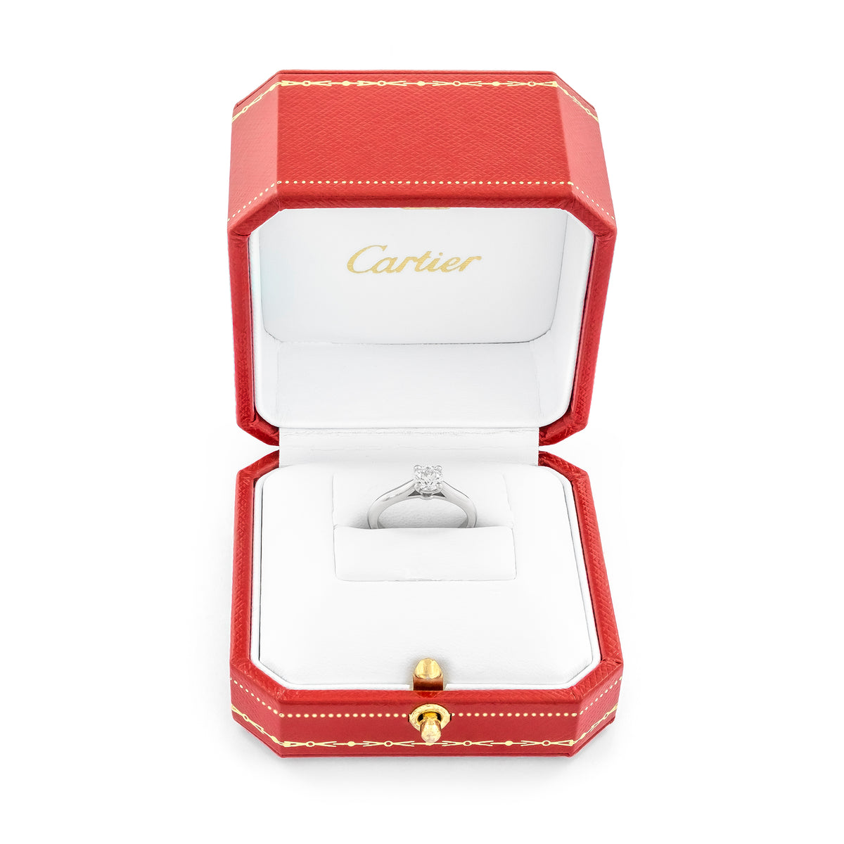 Cartier 0.48ct Diamond Solitaire Engagement Ring