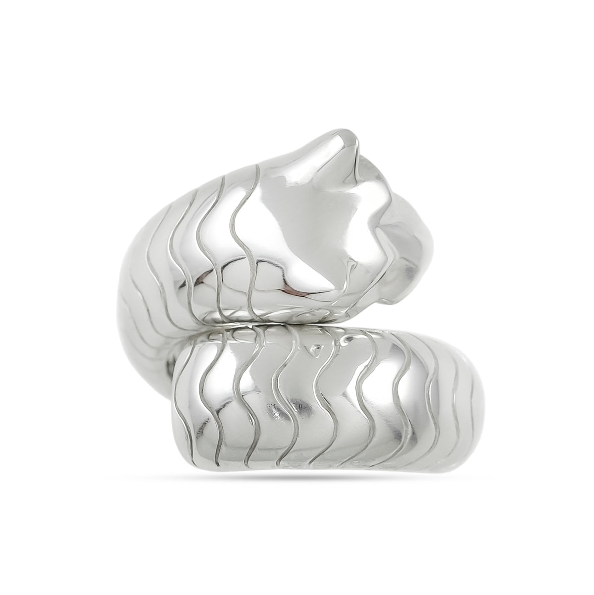 Cartier 18ct White Gold Pathere Ring