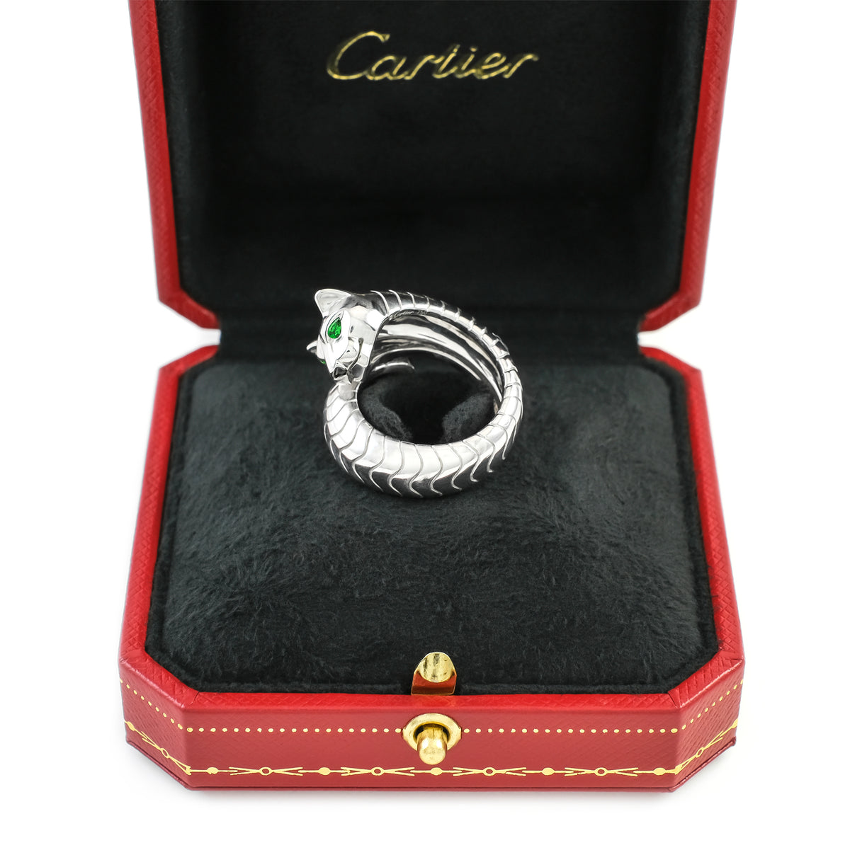 Cartier 18ct White Gold Panthere Ring