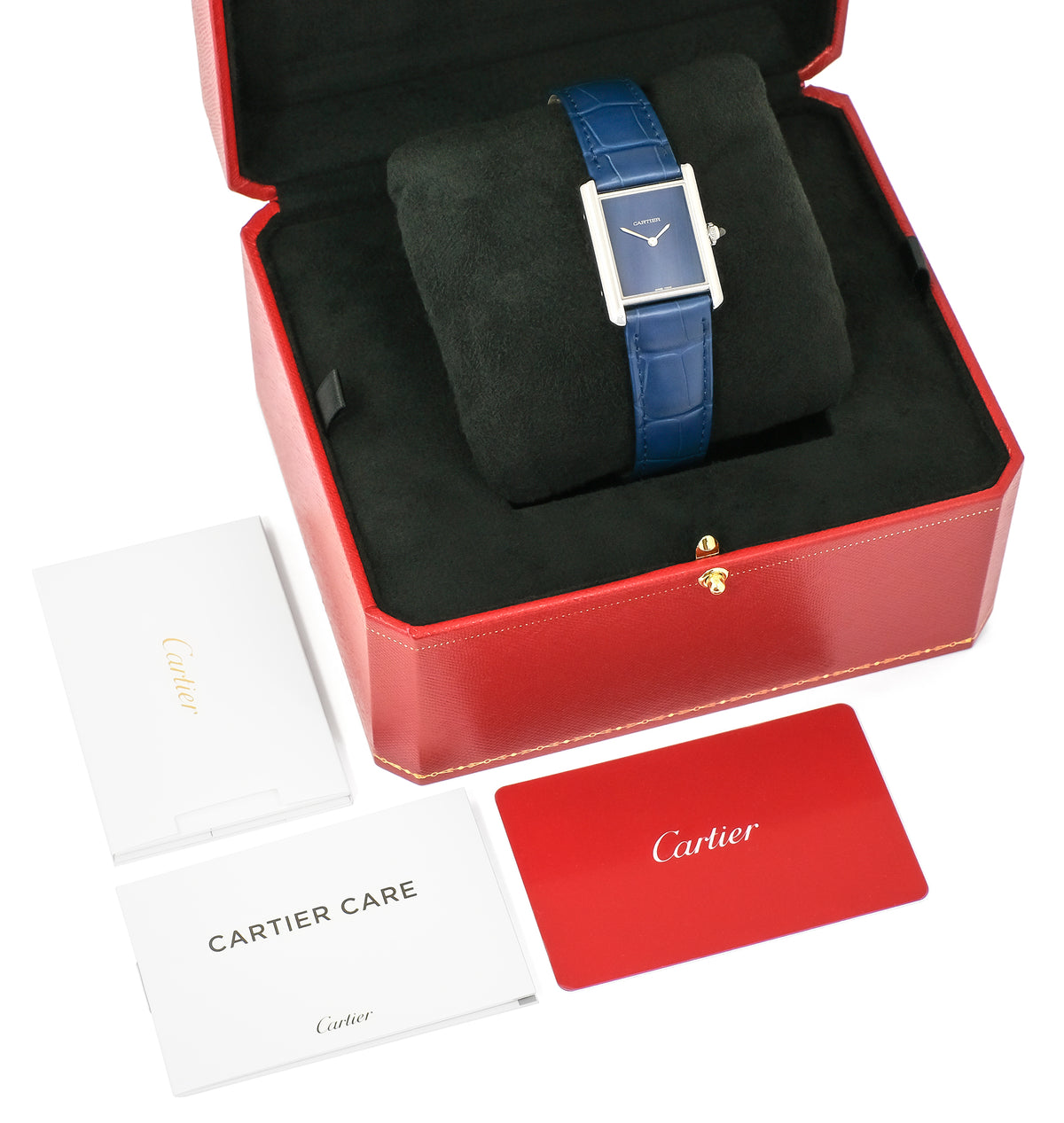 Cartier Tank Must Large - Blue