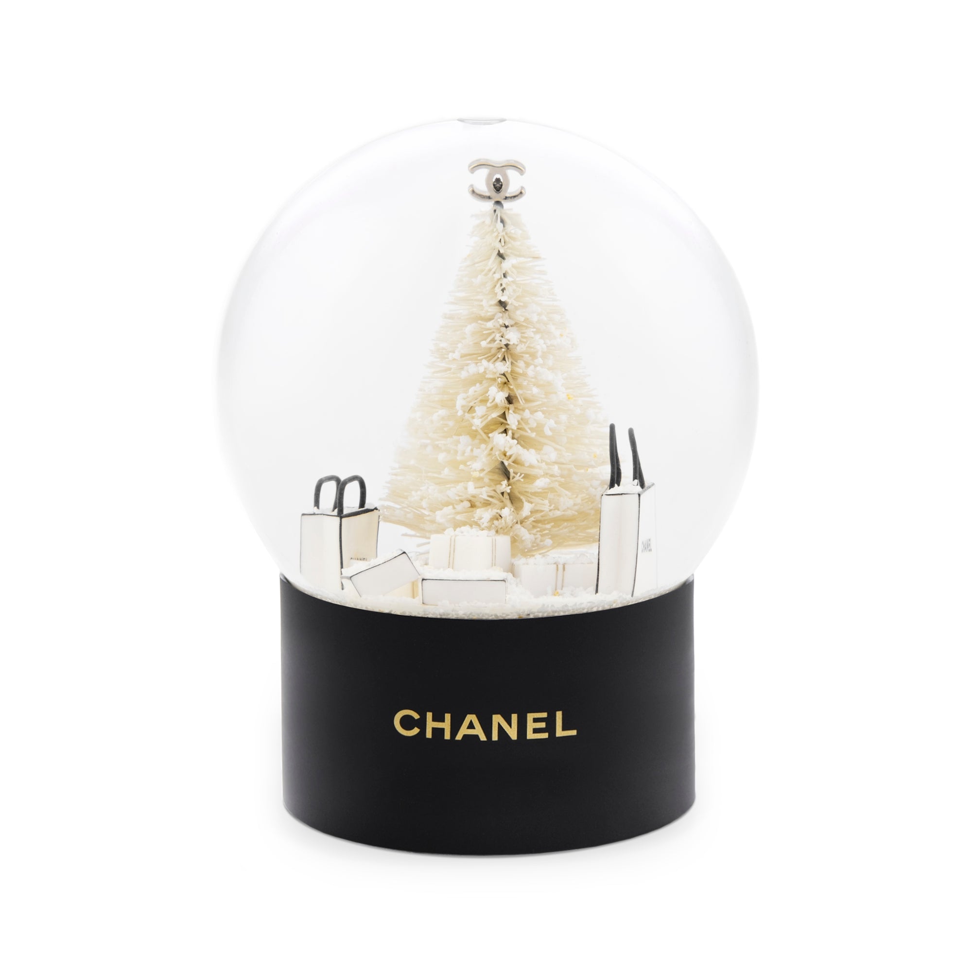 Chanel Christmas Tree Snow Globe