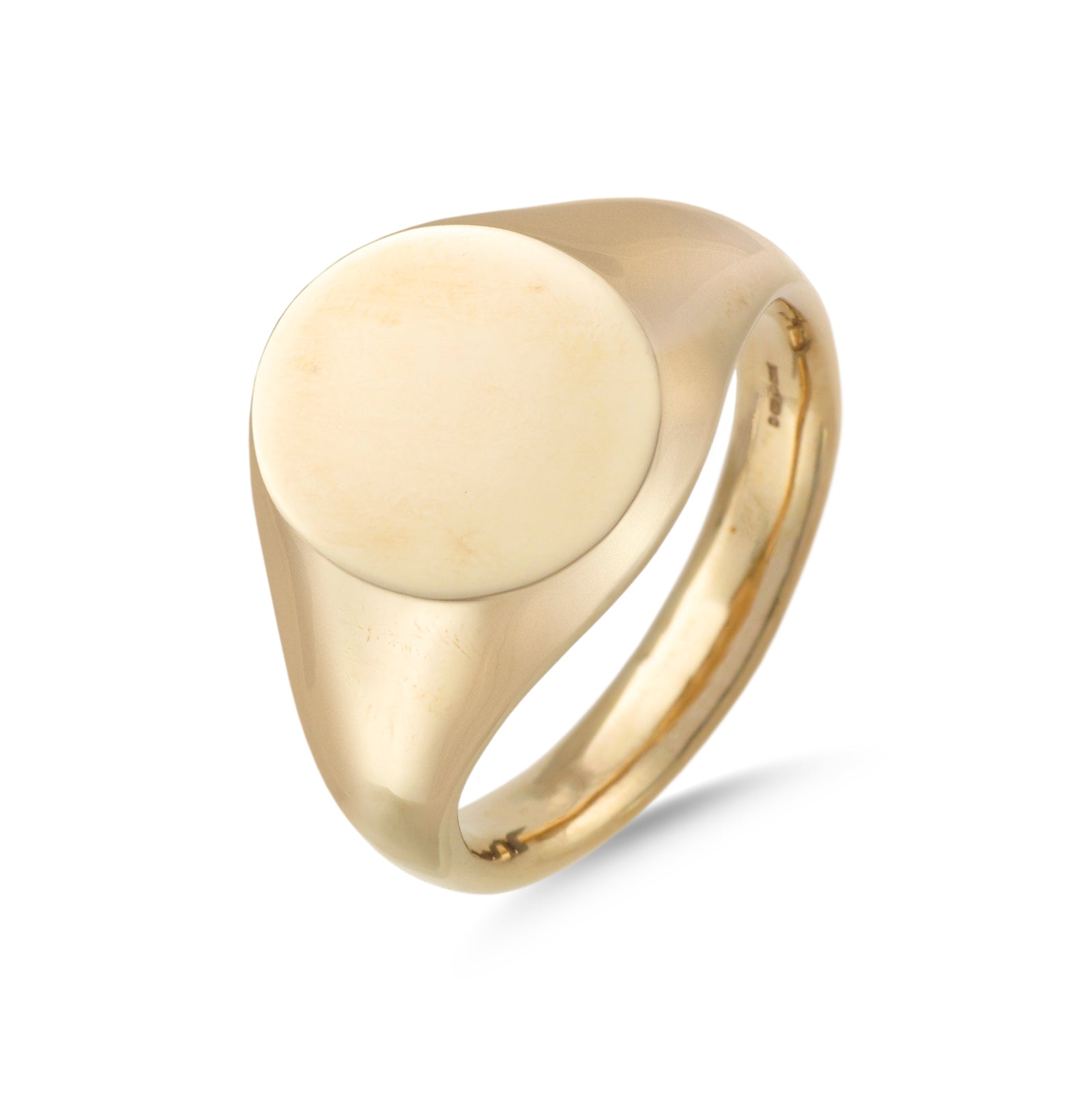 9ct Yellow Gold Oval Signet Ring
