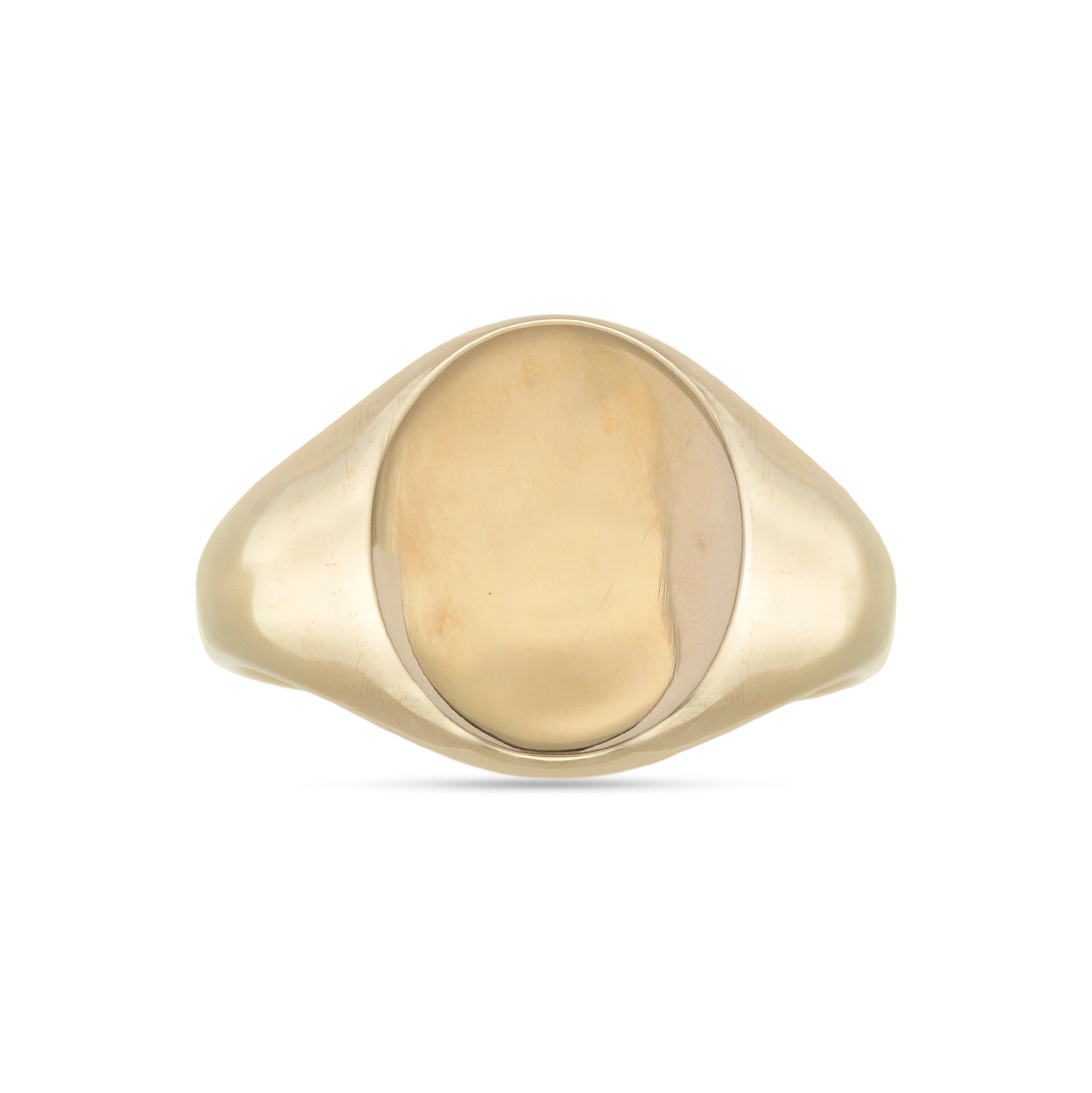 9ct Yellow Gold Oval Signet Ring