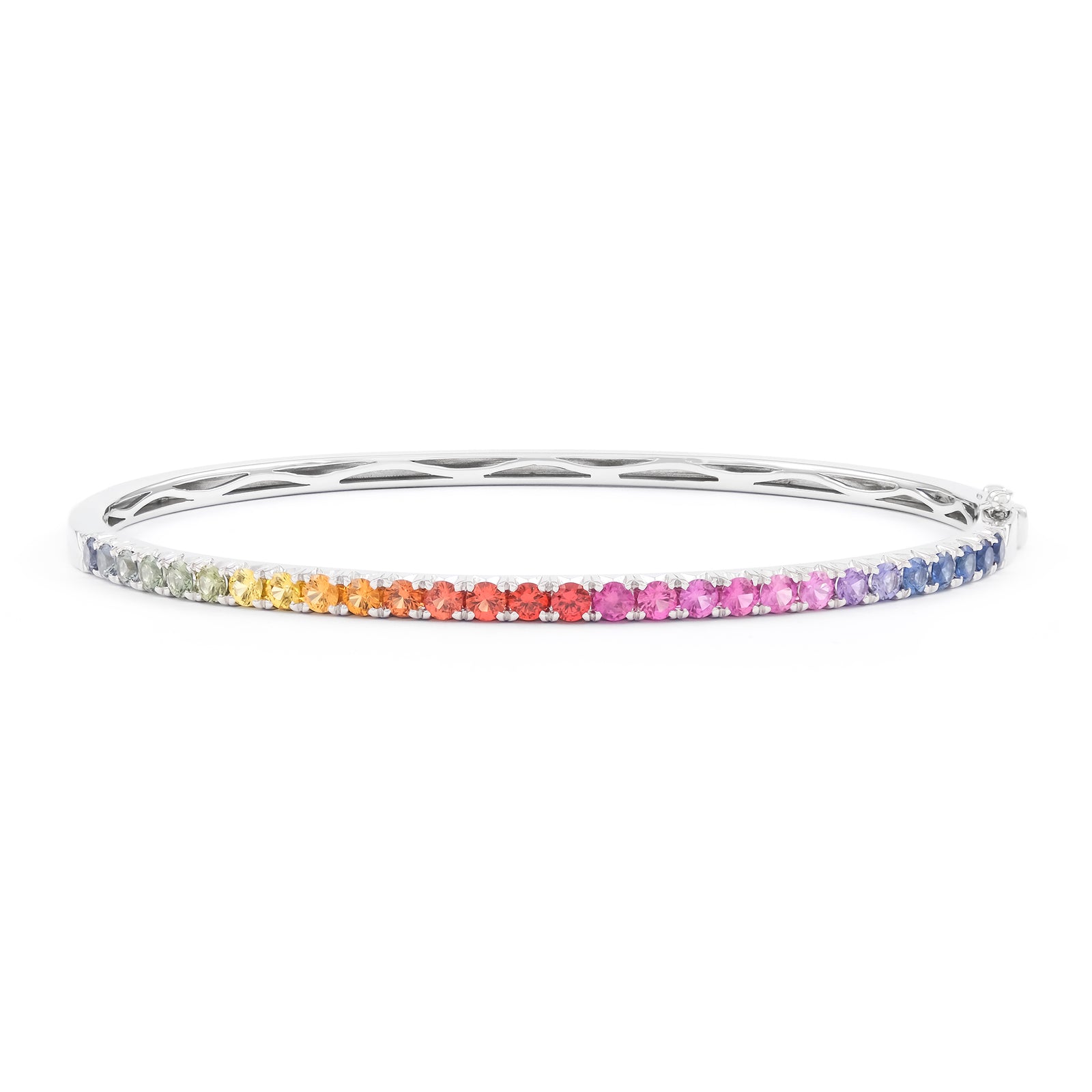Rainbow Sapphire Bangle