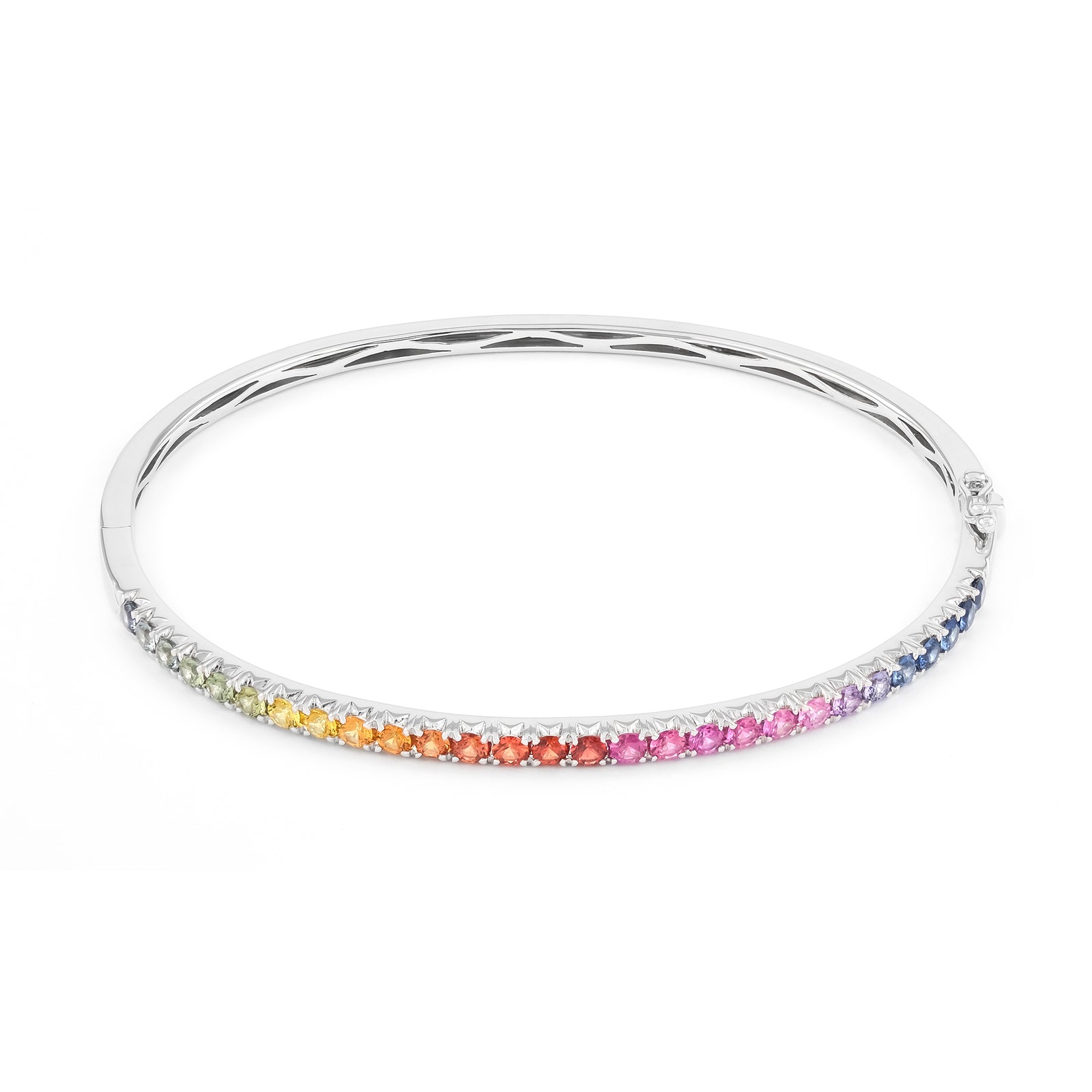 Rainbow Sapphire Bangle