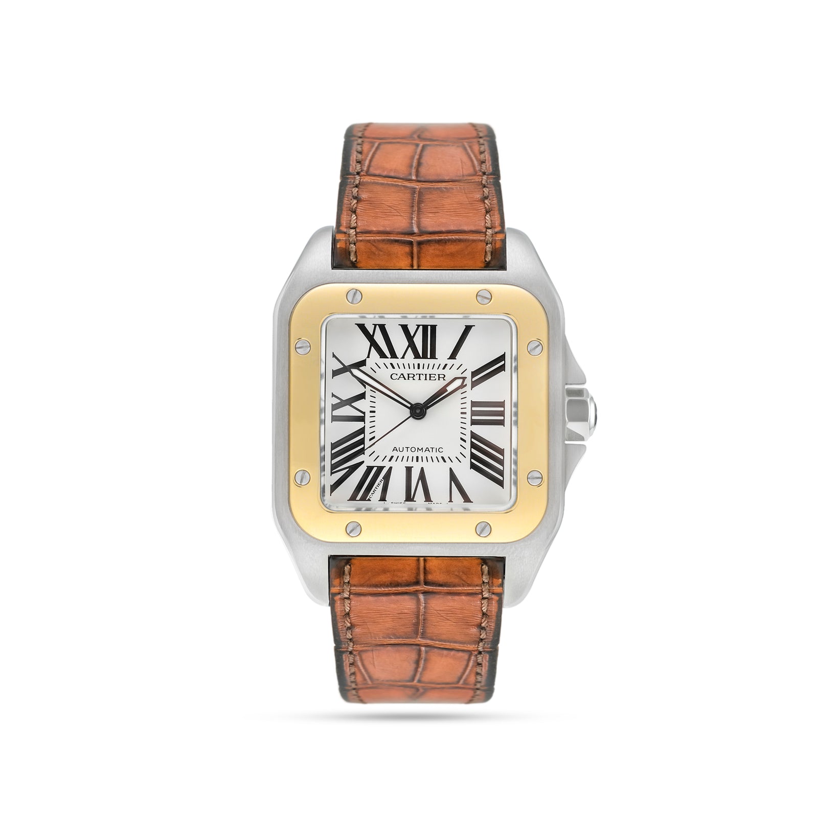 Cartier Santos 100 Steel and Gold W20072X7