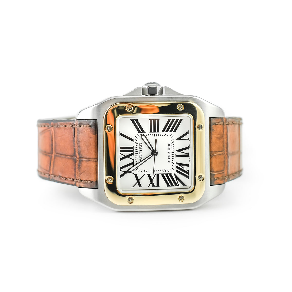 Cartier Santos 100 Steel and Gold W20072X7